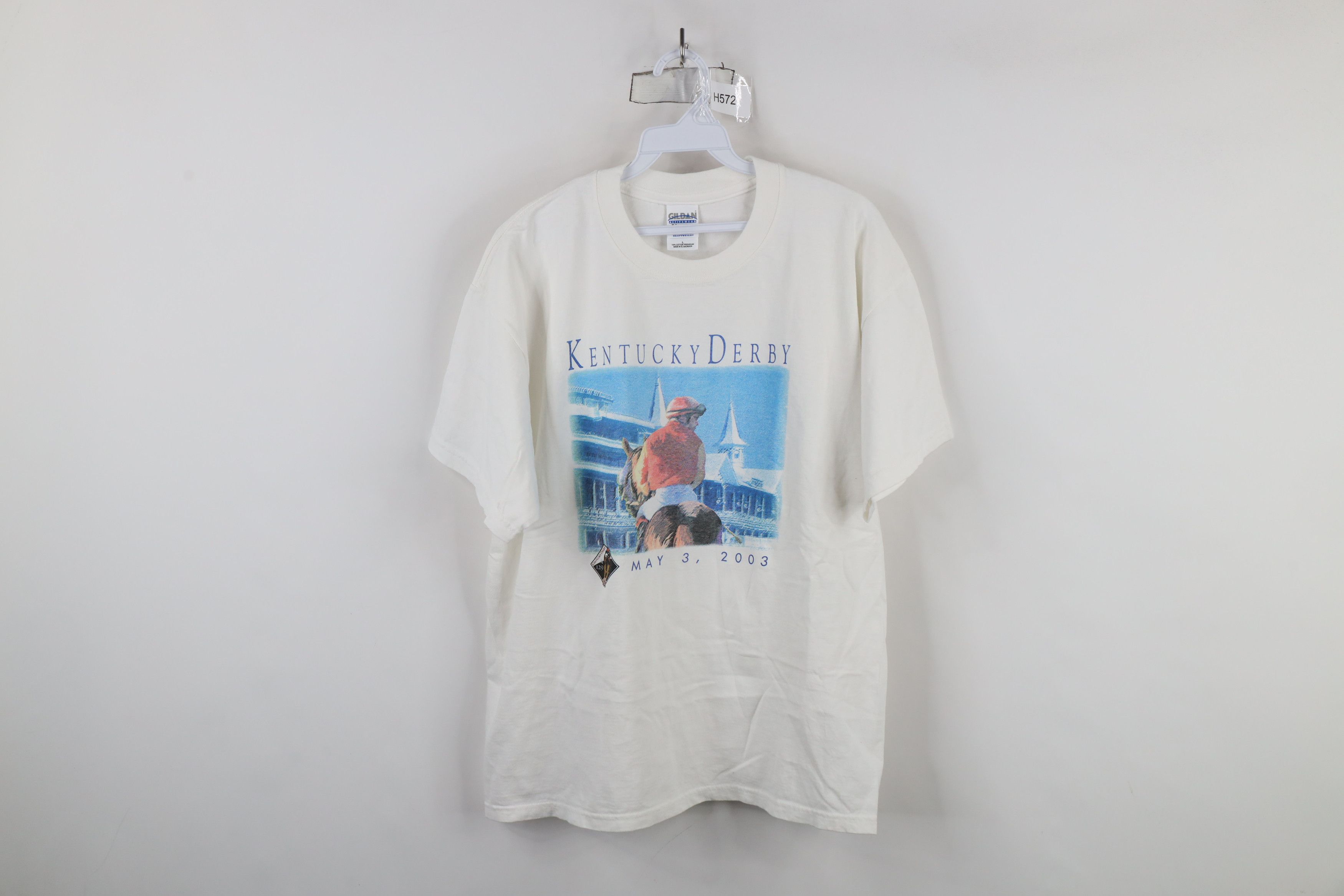 Vintage Vintage Y2K Streetwear 2003 Kentucky Horse Racing T-Shirt Size US L / EU 52-54 / 3 - 1 Thumbnail