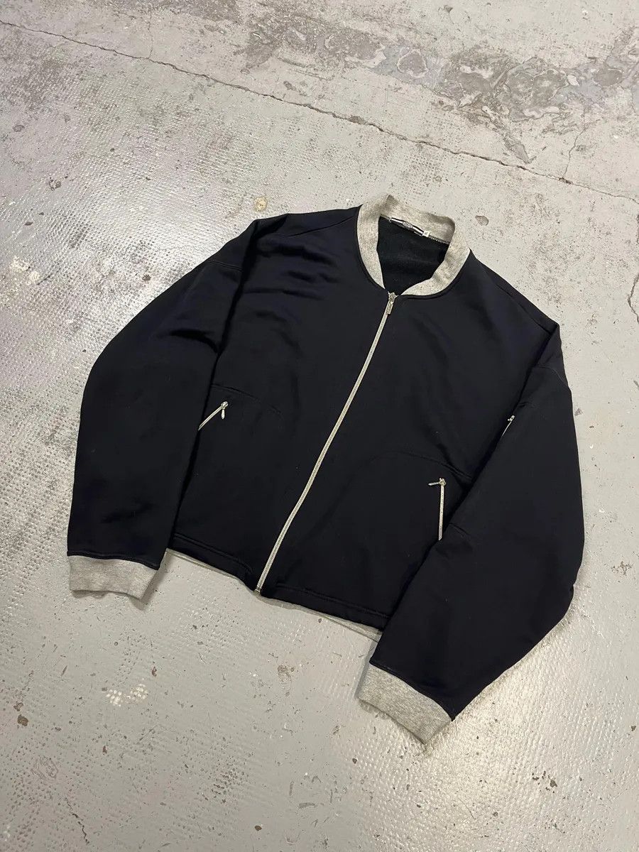 Marithe + Francois Girbaud 1990s Marithé et François Girbaud Navy & Grey Track Jacket Size US S / EU 44-46 / 1 - 4 Thumbnail