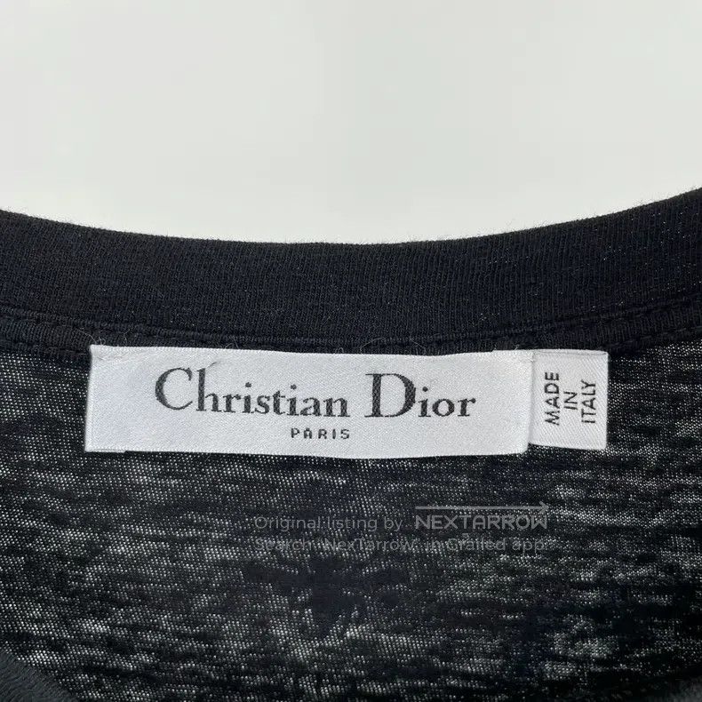Dior Dior Black letter print T-shirt Size XS / US 0-2 / IT 36-38 - 5 Thumbnail