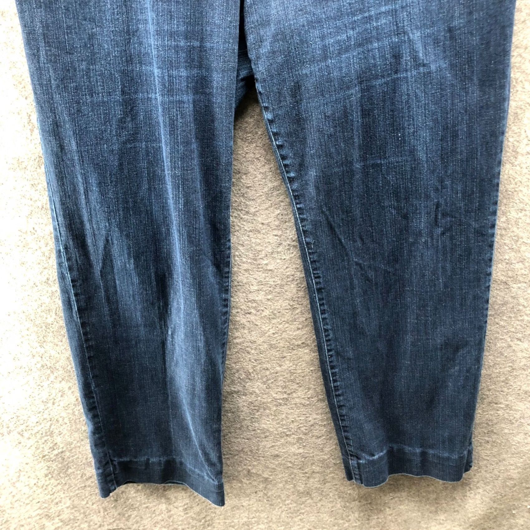Eileen Fisher Eileen Fisher Jeans Womens XL Blue Straight Leg Waist Stretch Dark Wash Size 40" / US 18 - 5 Thumbnail