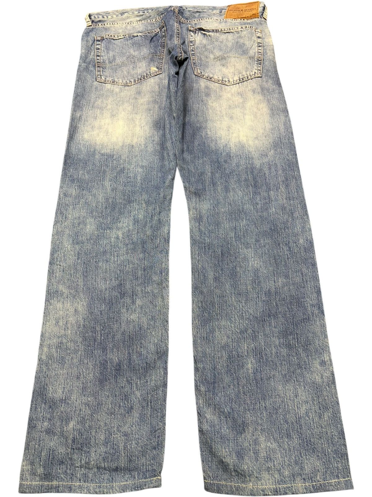 Denim & Supply Ralph Lauren Vintage Denim Supply Ralph Lauren Faded Wash Distress Jeans Size US 35 - 2 Thumbnail