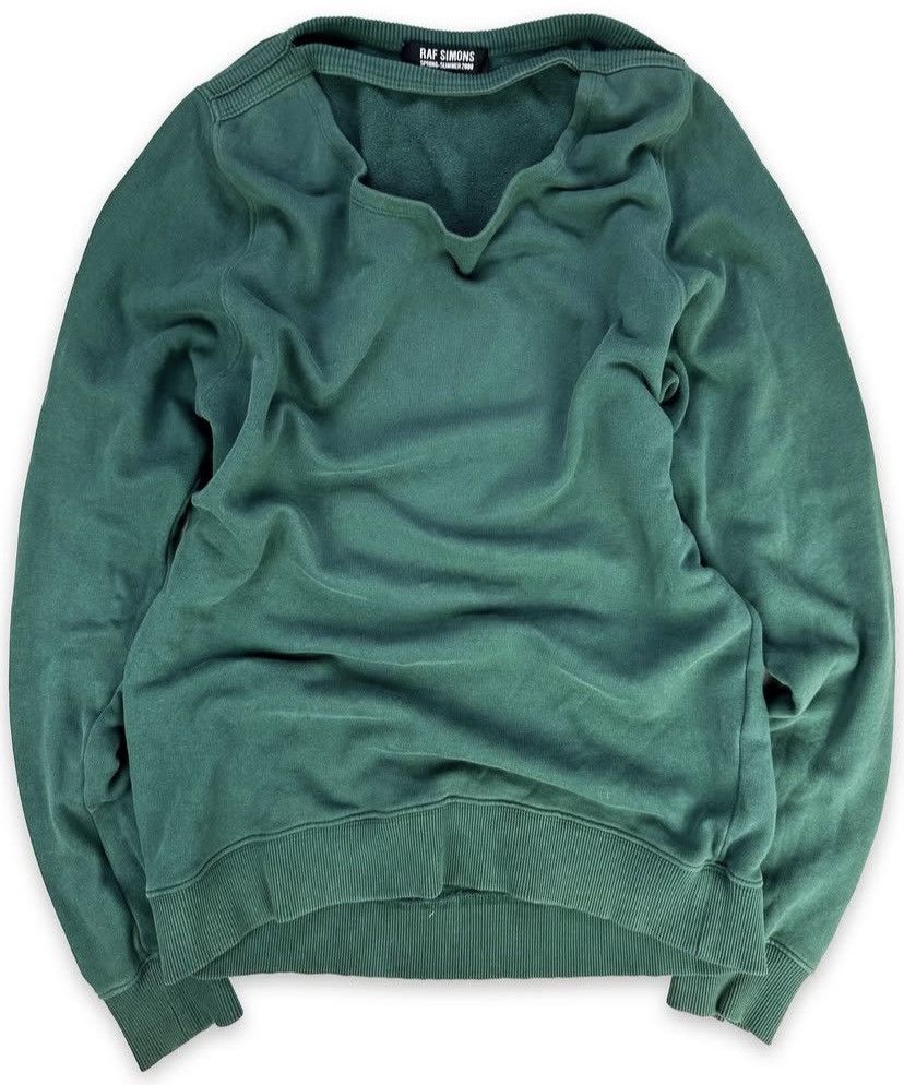 Raf Simons raf simon cut out crew neck ss04 Size US M / EU 48-50 / 2 - 1 Thumbnail
