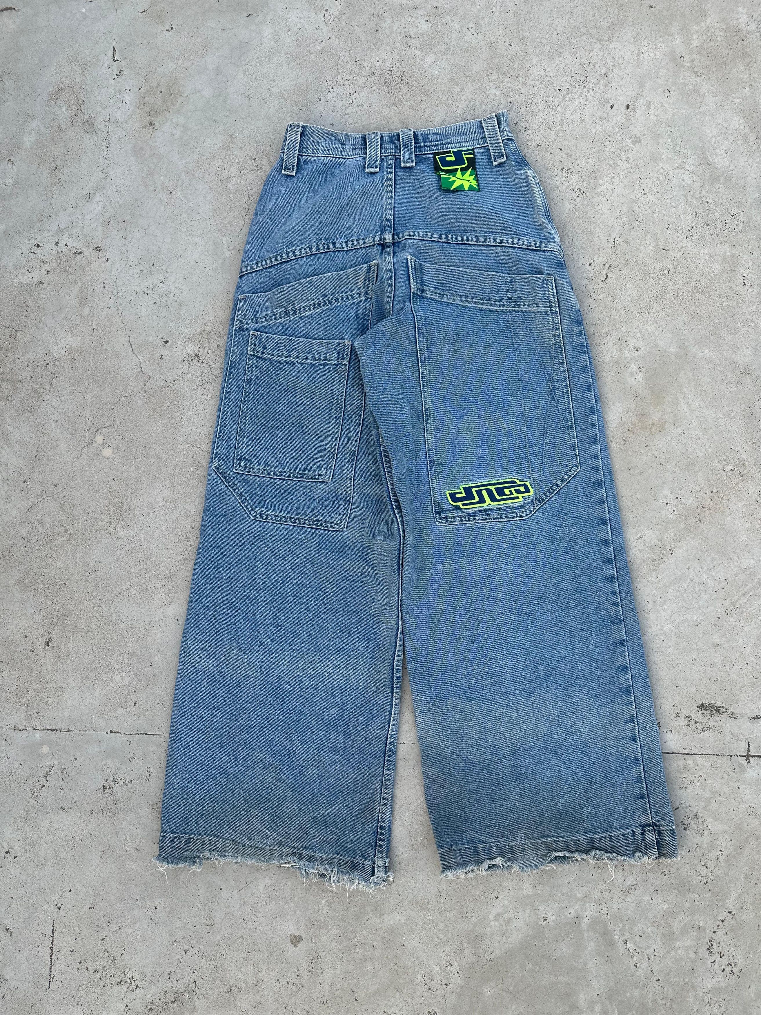 JNCO 90's Rare💥Vintage Jnco Powersurges wide leg baggy 27×30 Size US 27 - 3 Thumbnail