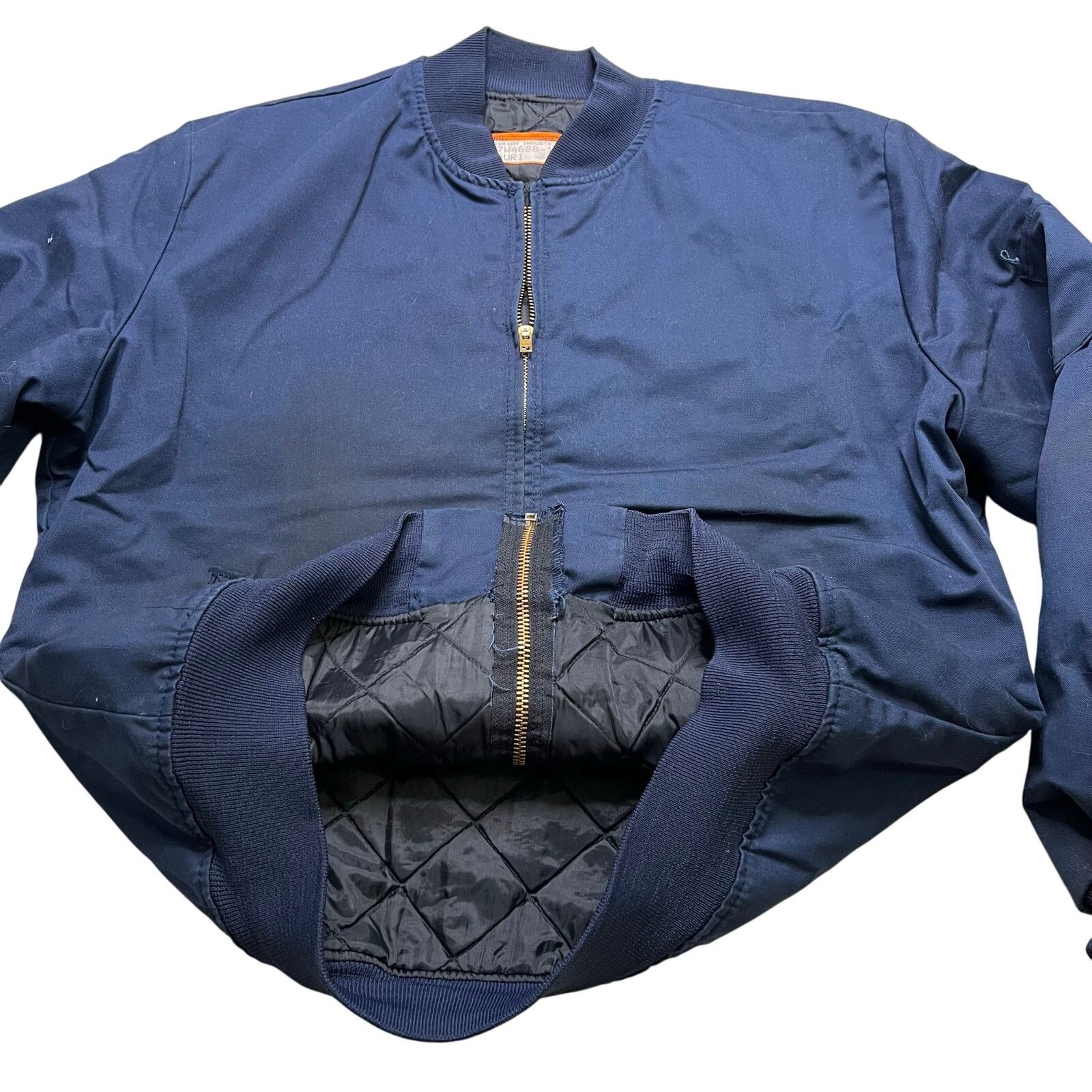 Vintage Vintage 70s MissionWorkwear Bomber Jacket Talon Large Size US L / EU 52-54 / 3 - 9 Thumbnail