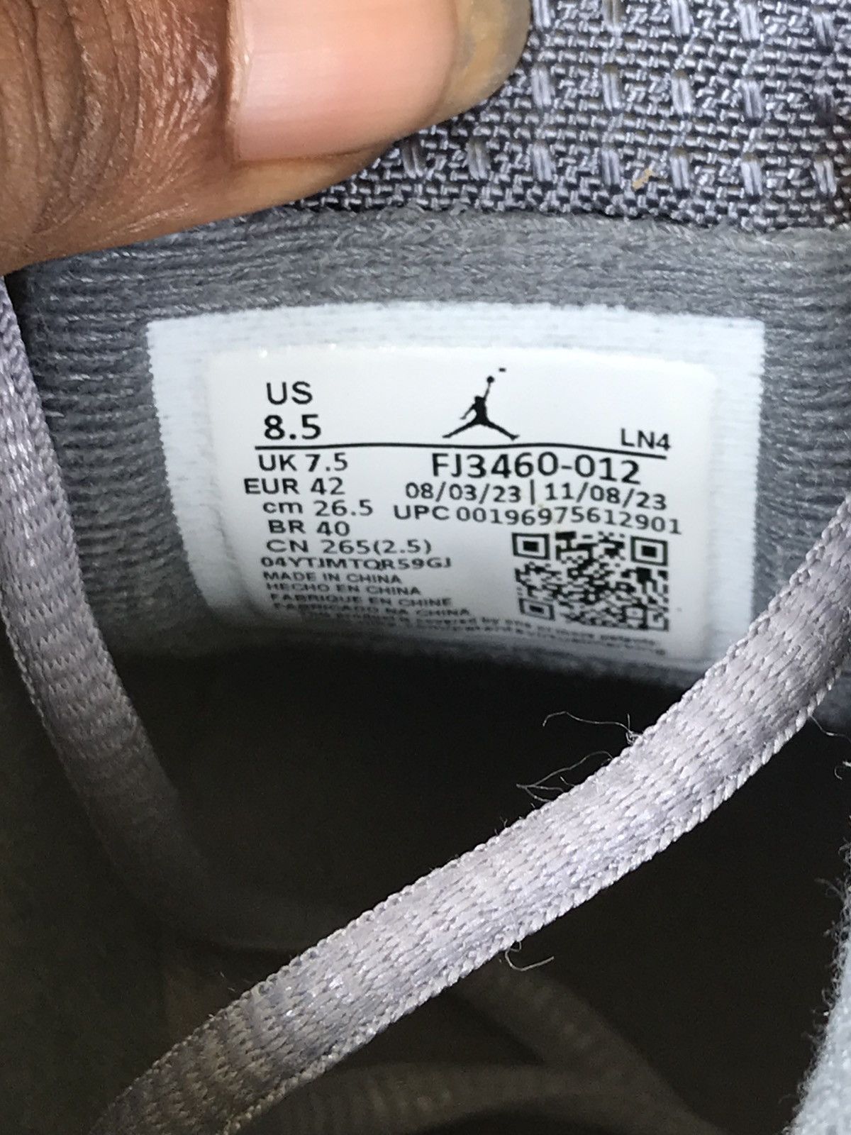 Jordan Brand Air Jordan Retro 14 Flint Grey Size 8.5 Size US 8.5 / EU 41-42 - 7 Thumbnail