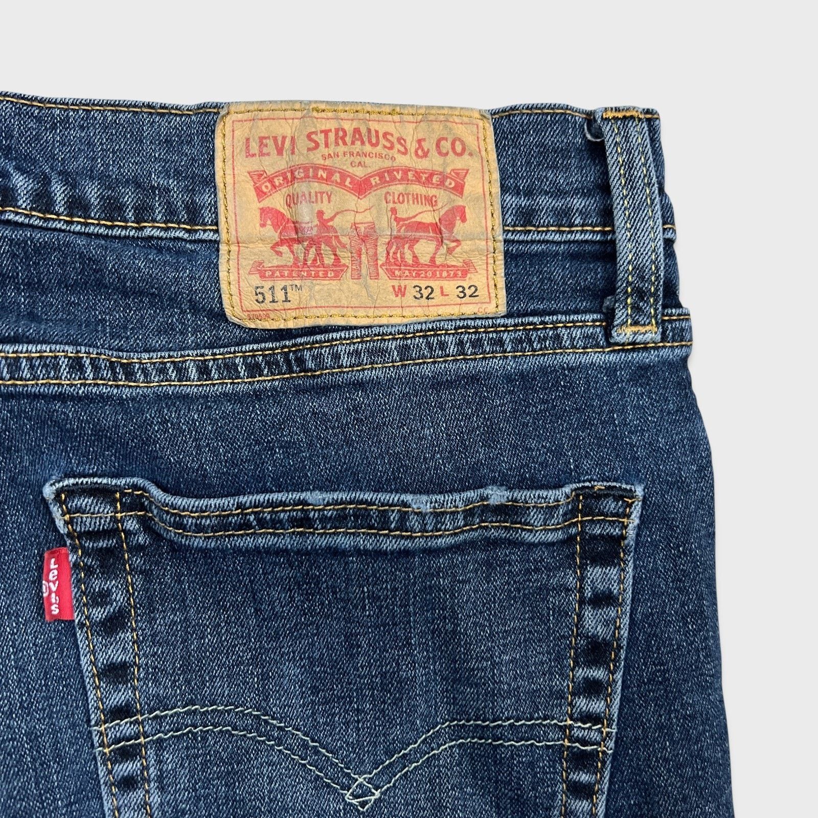 Levi's Levi's 511 Jean 32x32 Slim Fit Mid Rise Stretch Denim Pants Size US 32 / EU 48 - 7 Thumbnail
