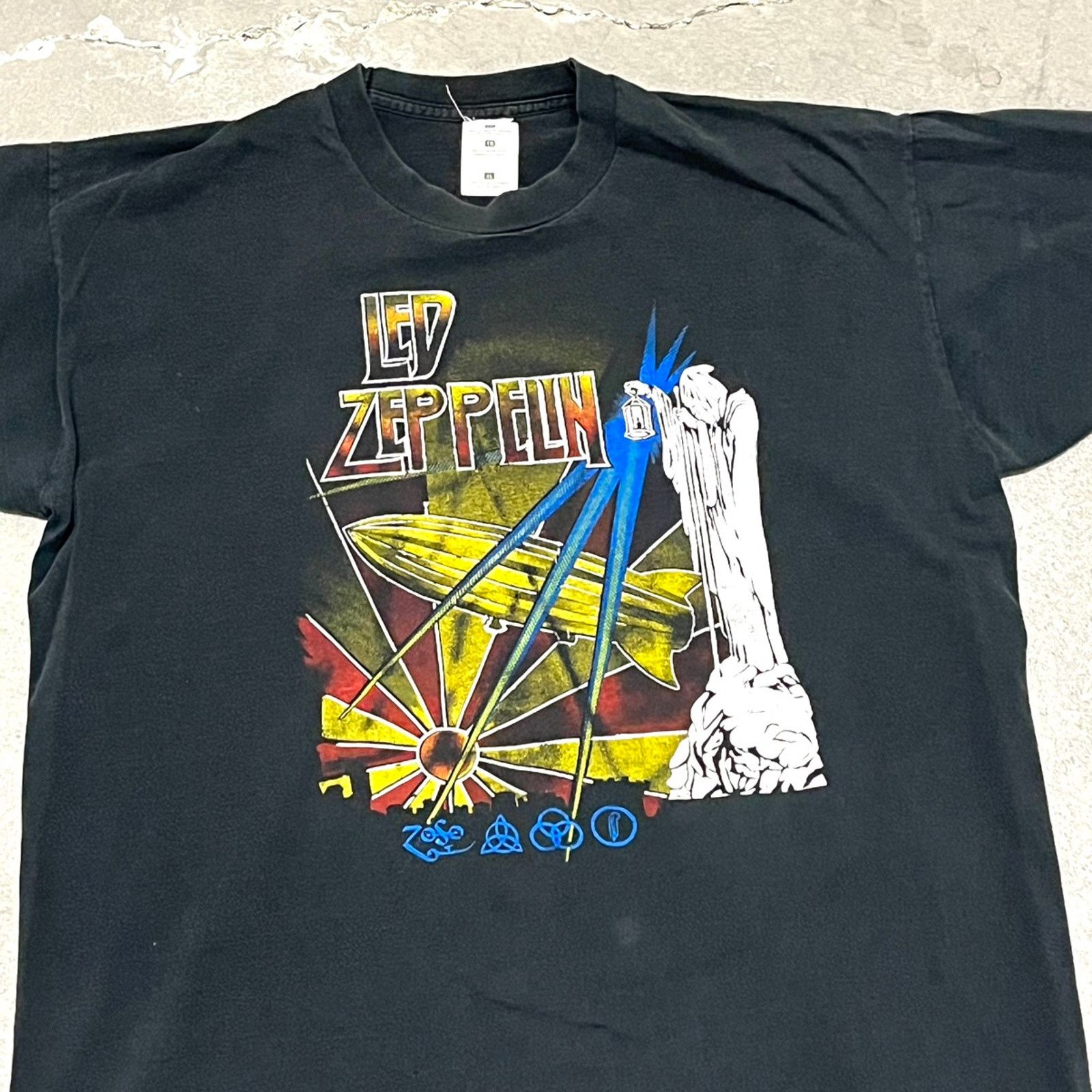 Band Tees × Vintage Vintage 1998 Led Zeppelin Parking Lot Band T-shirt M/L Size US L / EU 52-54 / 3 - 2 Thumbnail