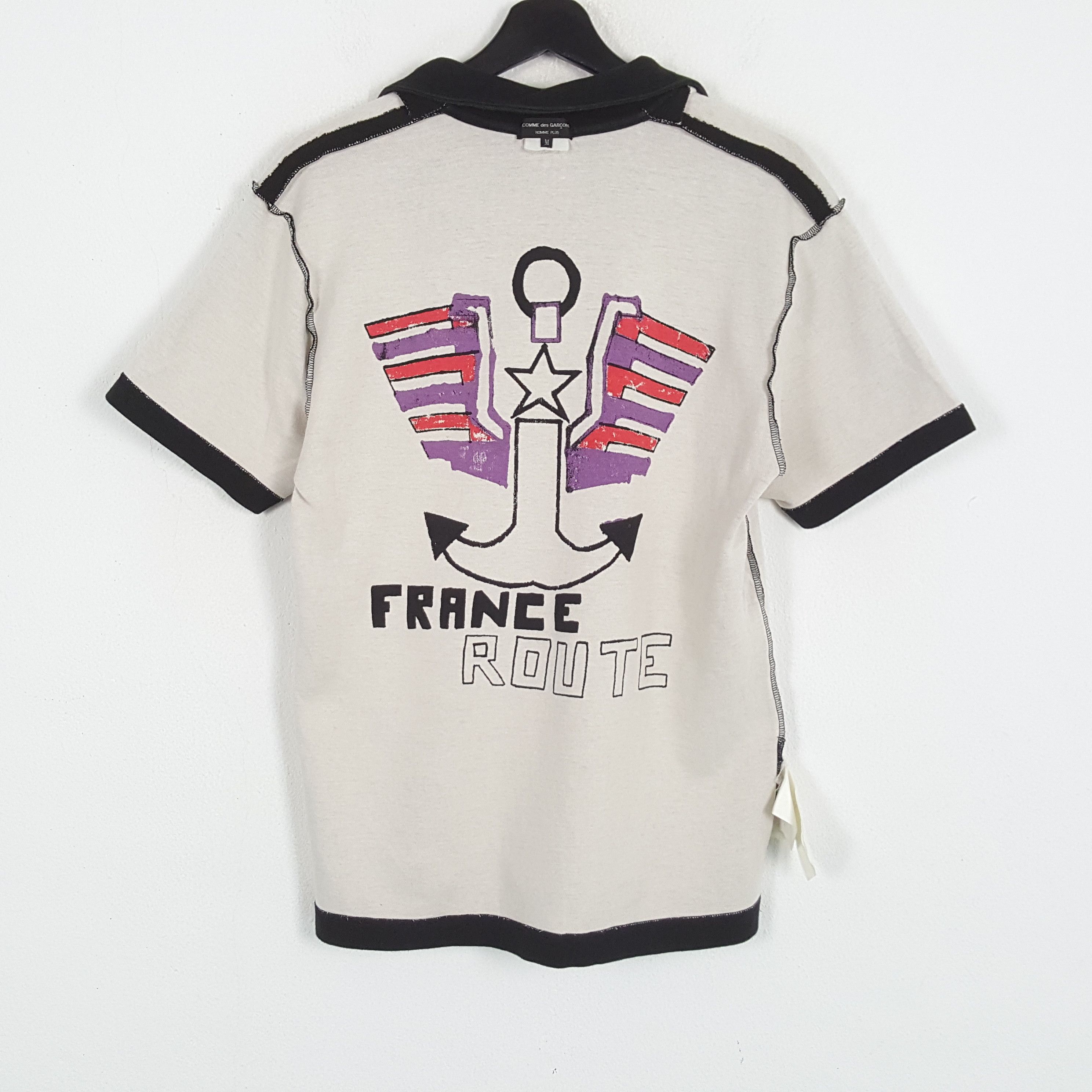 Comme des Garcons Homme Plus COMME DES GARCONS HOMME PLUS Fashion Style Reversible Polos Size US M / EU 48-50 / 2 - 1 Thumbnail