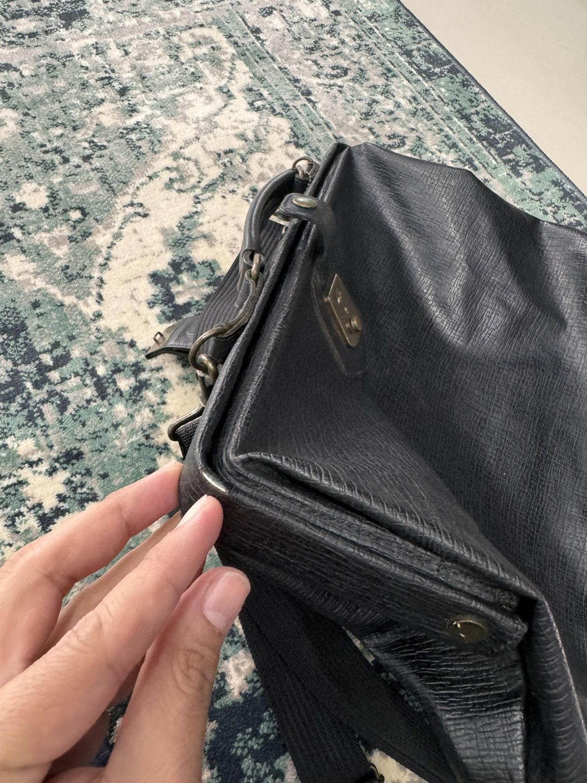 Jean Paul Gaultier × Vintage JPG HOMME BLACK DOCTOR BAG LUGGAGE Size ONE SIZE - 12 Thumbnail