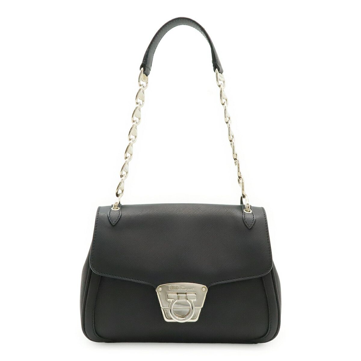 Salvatore Ferragamo Salvatore Ferragamo Salvatore Ferragamo Gancini Vara Leather Shoulder Bag Leather Shoulder Bag BW-8462 DUTY FREE for USA Size ONE SIZE - 1 Thumbnail