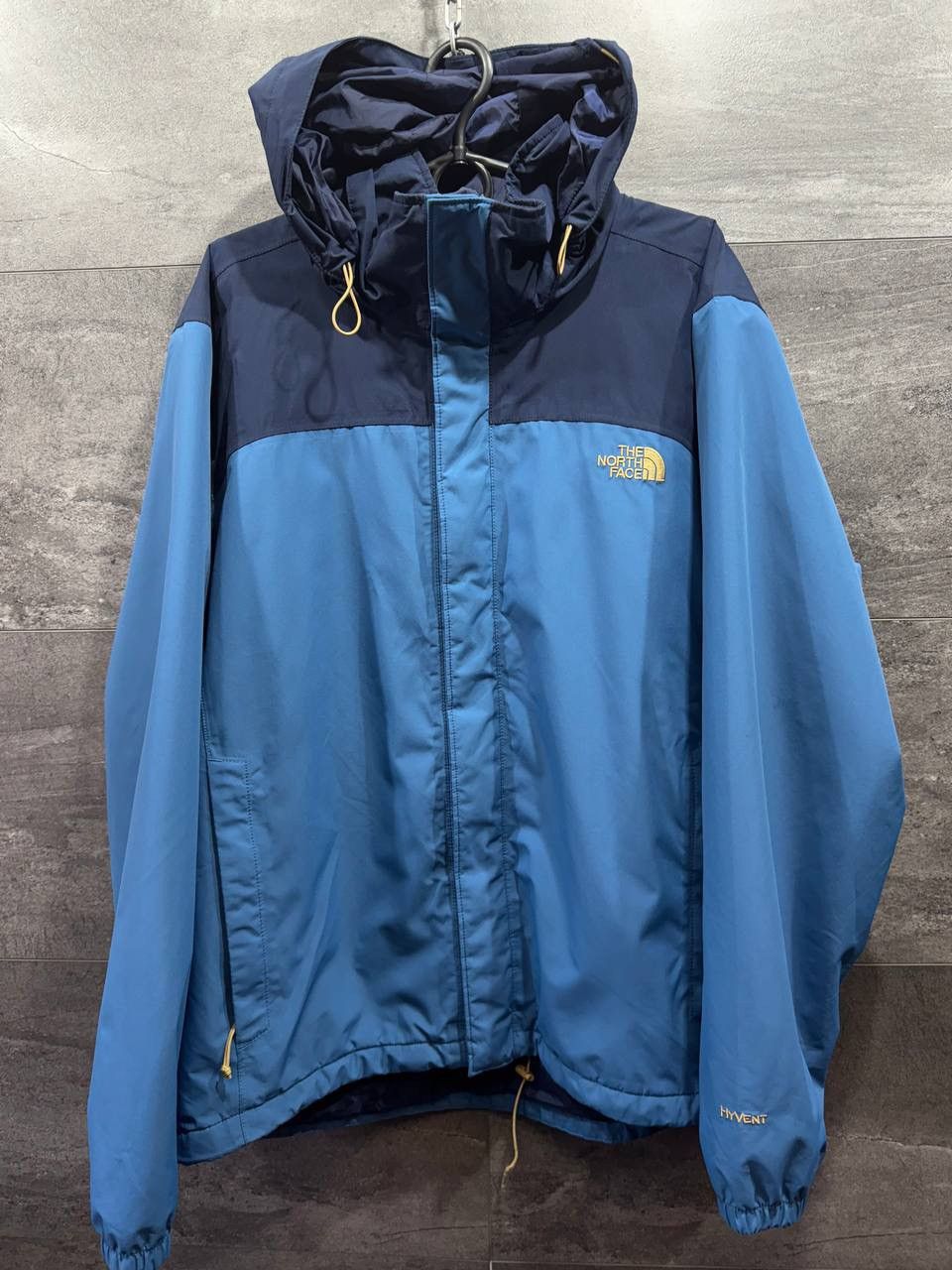The North Face Mens Blue The North Face Hyvent Hooded Jacket Size US L / EU 52-54 / 3 - 1 Thumbnail