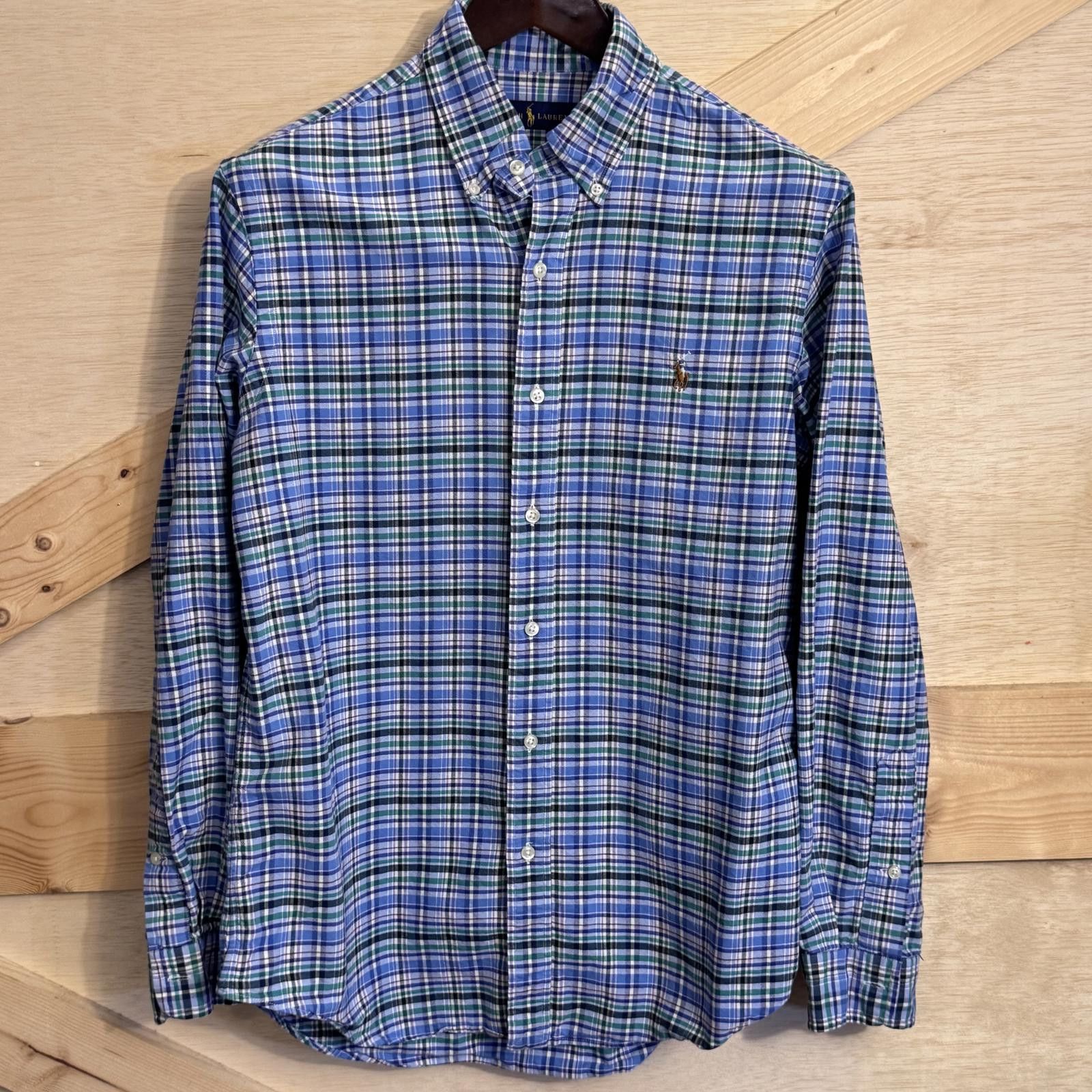 Polo Ralph Lauren Polo Ralph Lauren Shirt Men's Medium Plaid Oxford Size US M / EU 48-50 / 2 - 1 Thumbnail