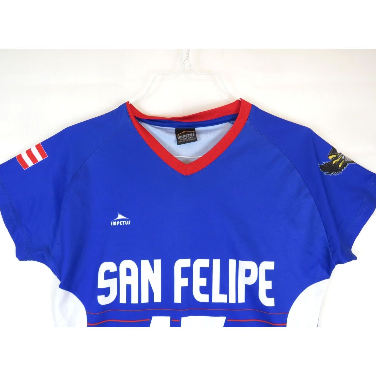 Vintage VINTAGE Impetus Jersey Men L Soccer Football Blue Eagle Flag 90s Size US L / EU 52-54 / 3 - 3 Thumbnail