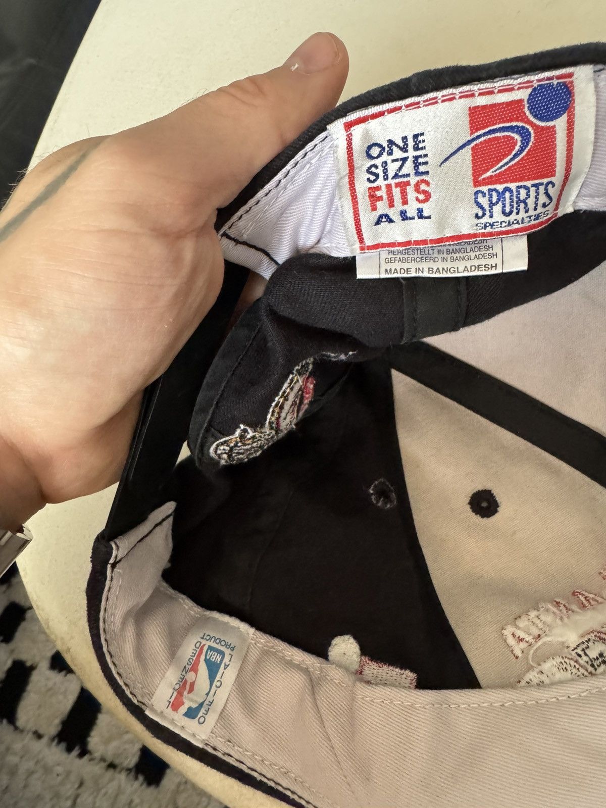 Sports Specialties 1990s Vintage Atlanta Hawks Sport Specialities Hat Snapback Size ONE SIZE - 6 Thumbnail