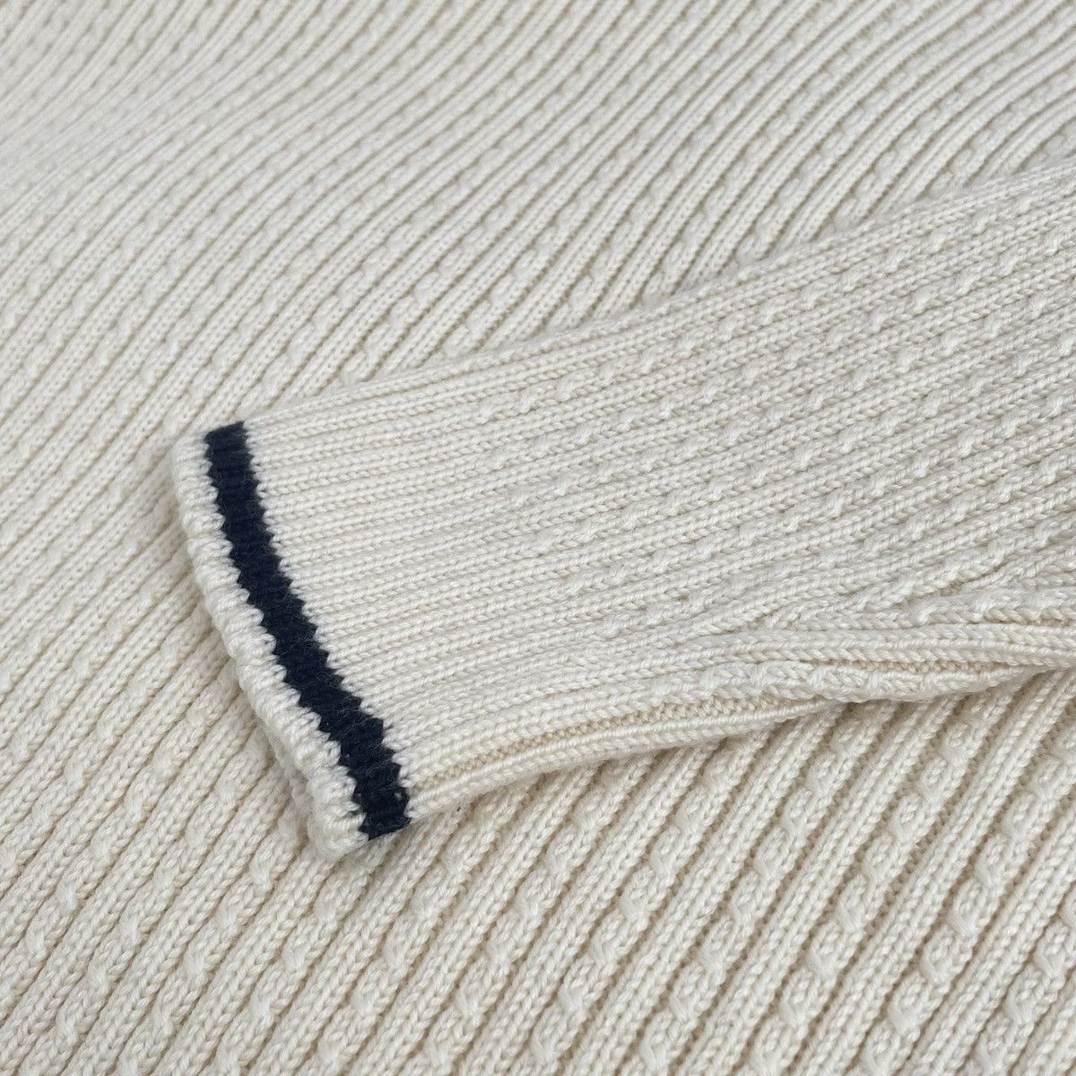 Thom Browne Thom Browne Crew Neck Cable Knit Long Sleeve Sweater K26WX Size M / US 6-8 / IT 42-44 - 7 Thumbnail