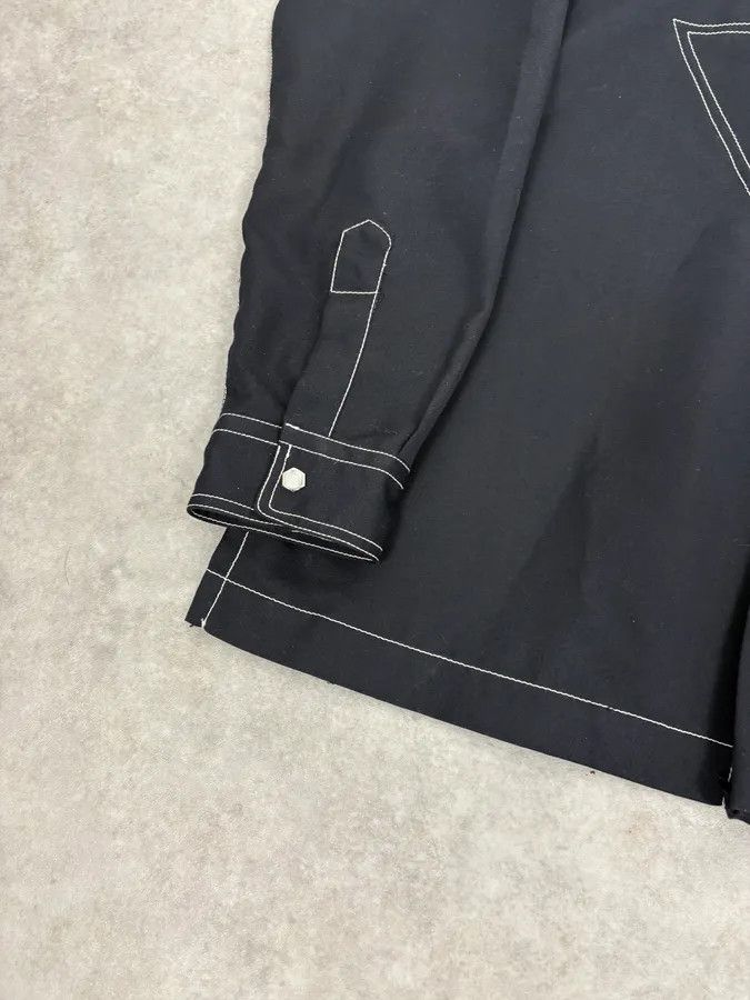 Marithe + Francois Girbaud 2000s Marithé + François Girbaud Black Signature Overshirt Jacket Size US M / EU 48-50 / 2 - 8 Thumbnail