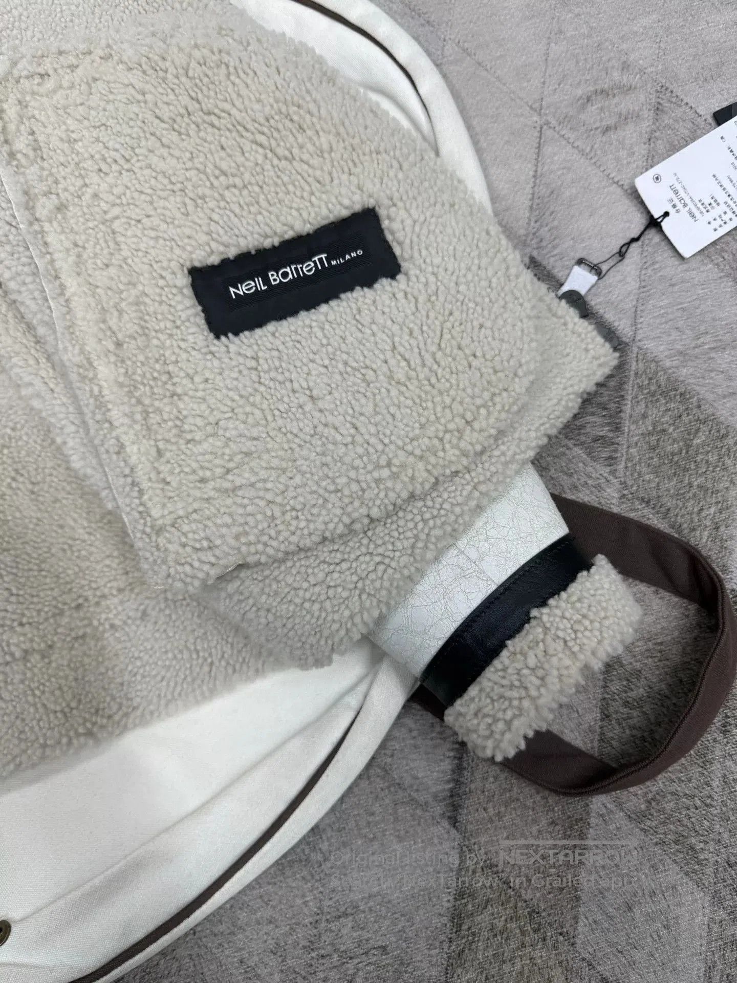Neil Barrett Neil Barrett Color Block Shearling Jacket. Size US M / EU 48-50 / 2 - 6 Thumbnail