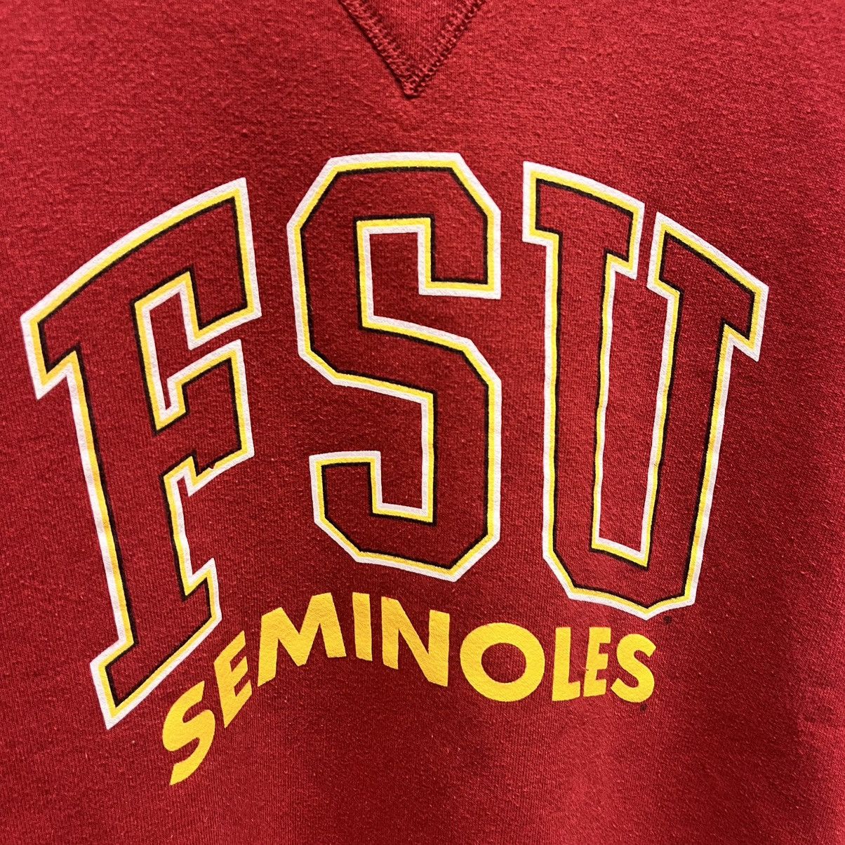 Vintage FSU Seminoles Florida State Russell Vintage Sweatshirt Size US M / EU 48-50 / 2 - 2 Thumbnail