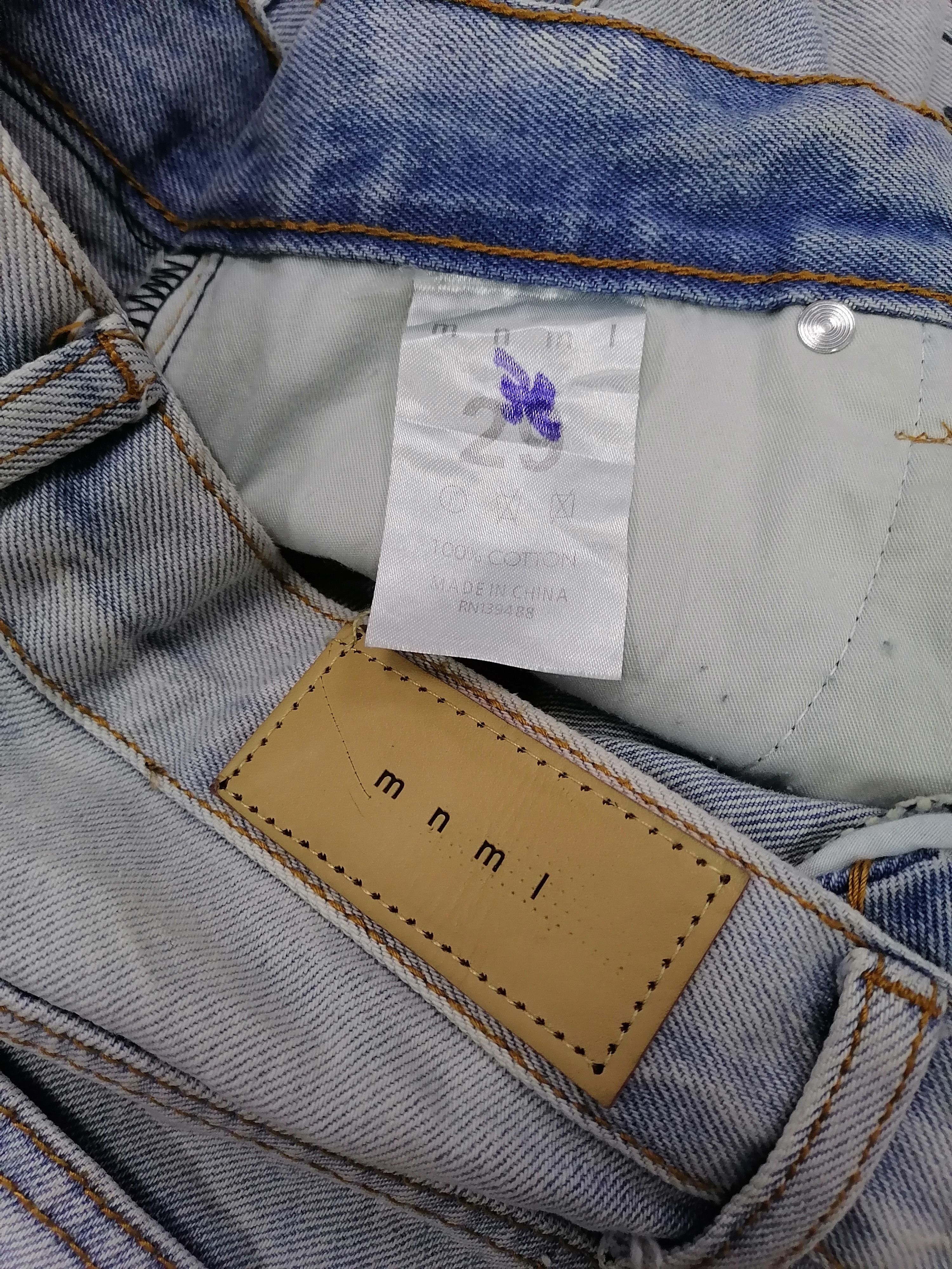 14th Addiction × If Six Was Nine × MNML Mnml Art Distressed Denim Pants Size US 29 - 11 Thumbnail