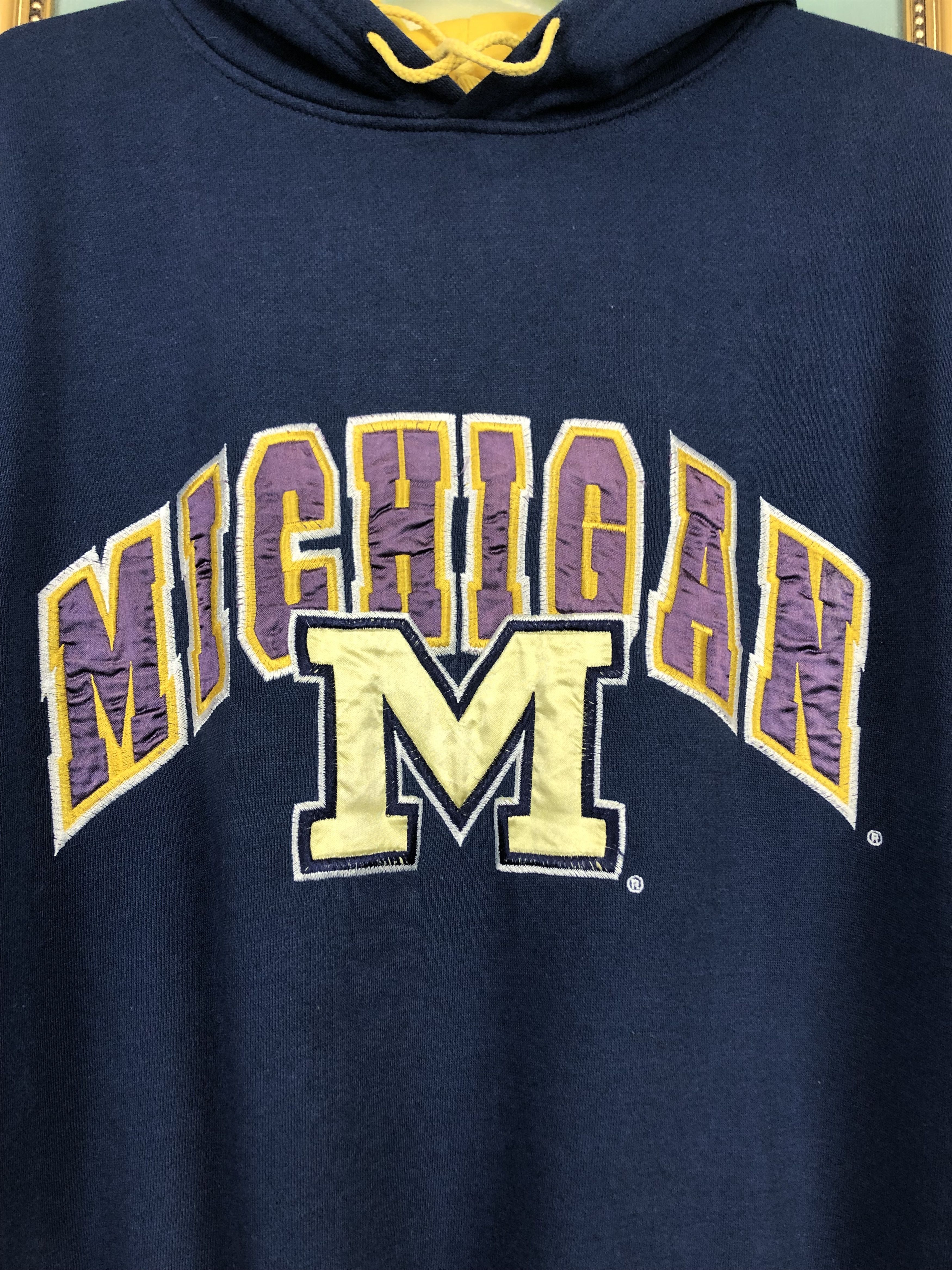 Starter Vintage University Michigan Wolverines Starter Hoodie Rare Size US M / EU 48-50 / 2 - 9 Thumbnail