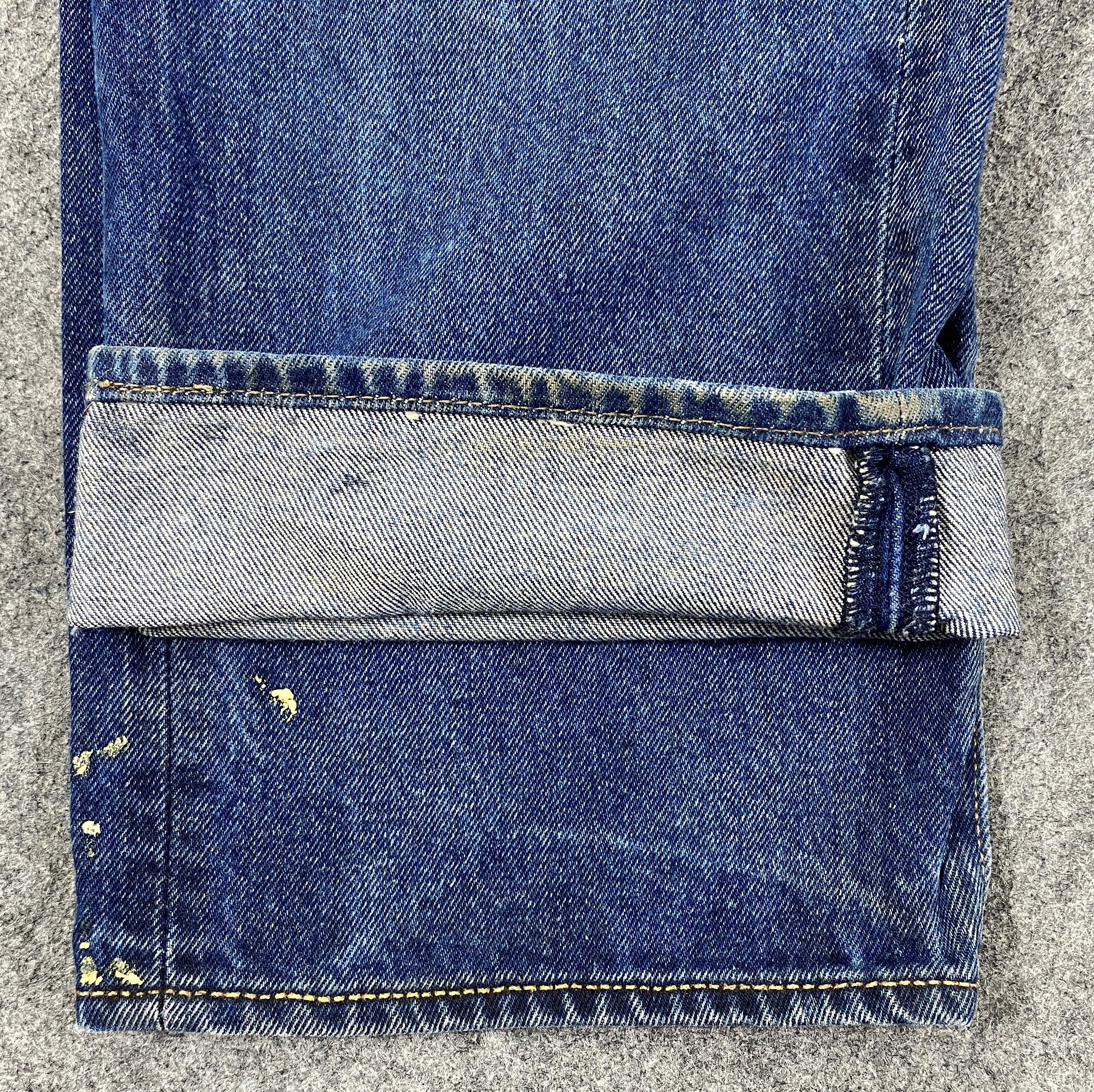 Levi's Dark Dirty Blue Vintage Levi's 501 35x31.5 Denim -JN1680 Size US 35 - 11 Thumbnail