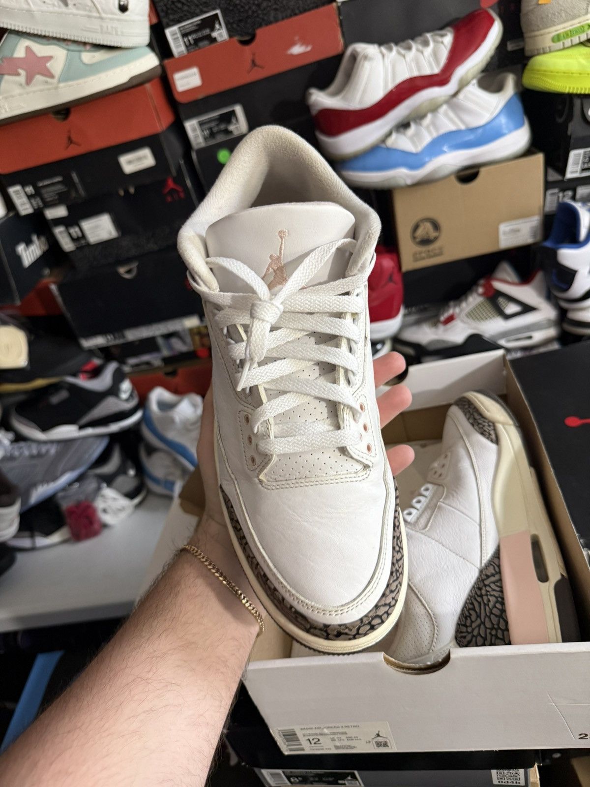 Jordan Brand Jordan retro 3 Neapolitan sz 10.5m/12w Size US 10.5 / EU 43-44 - 2 Thumbnail
