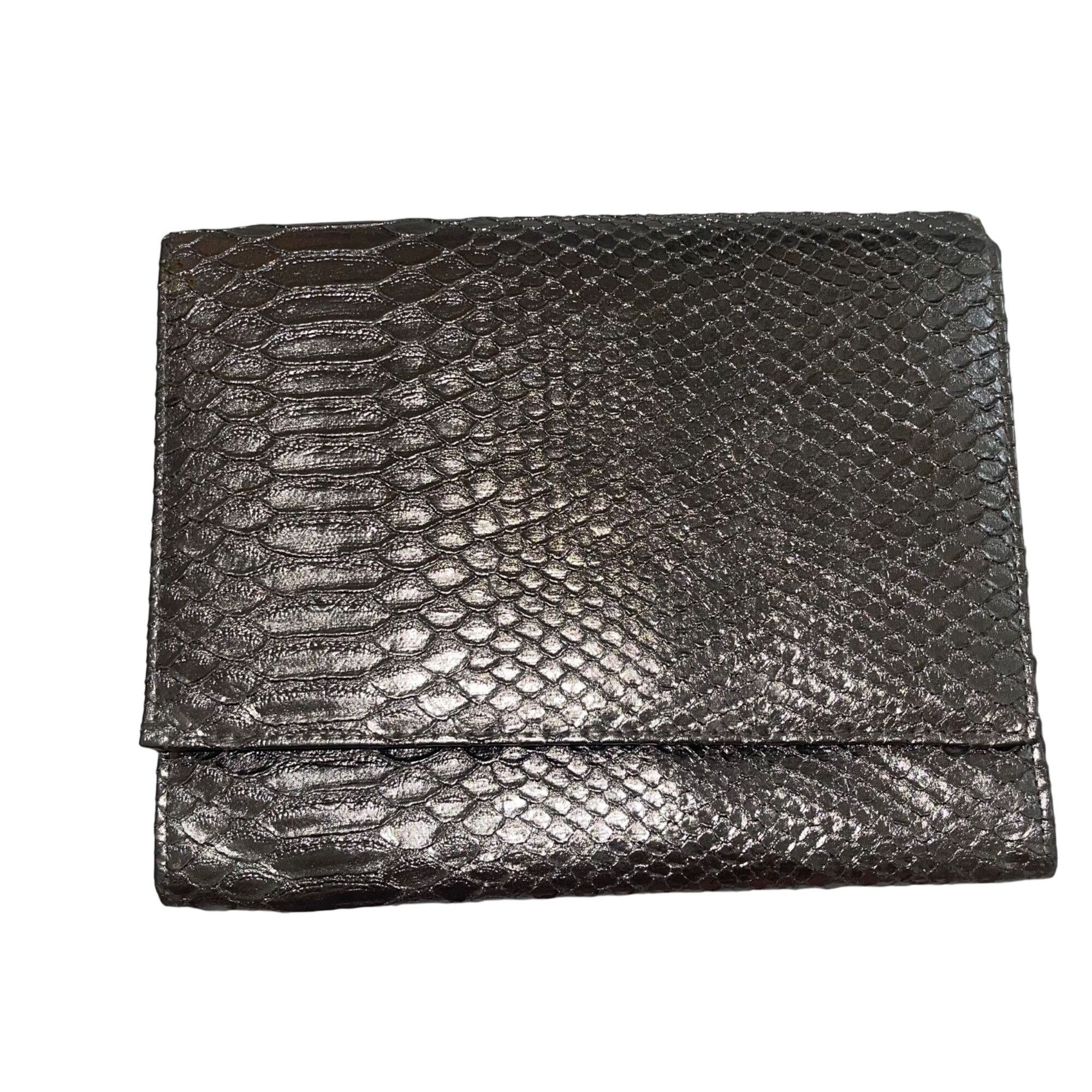 Neiman Marcus Neiman Marcus Womens Clutch Bag Silver Size ONE SIZE - 6 Thumbnail