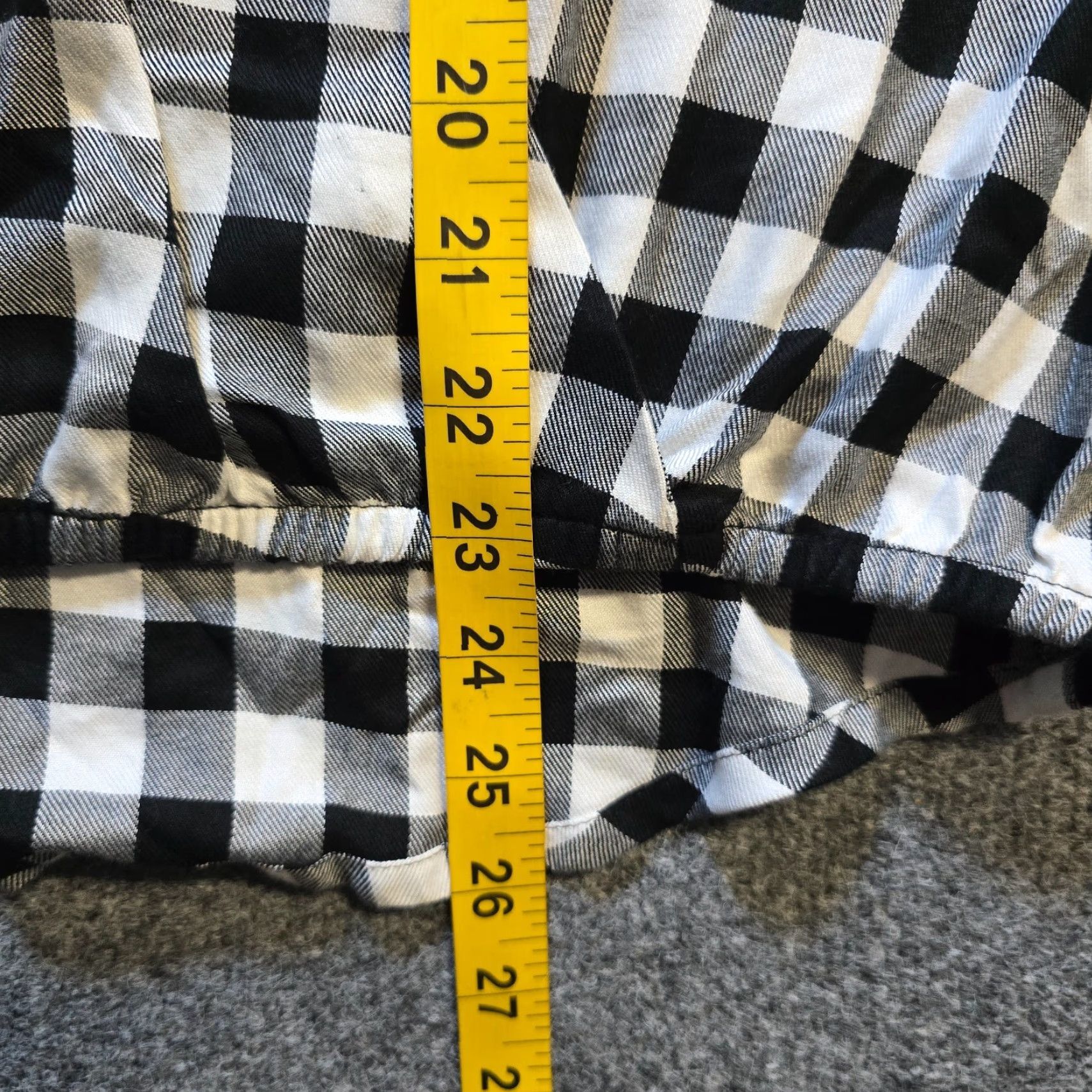 Madewell Madewell Shirt Womens Medium Black Plaid Faux Wrap Gingham Long Sleeve Casual Size M / US 6-8 / IT 42-44 - 6 Thumbnail