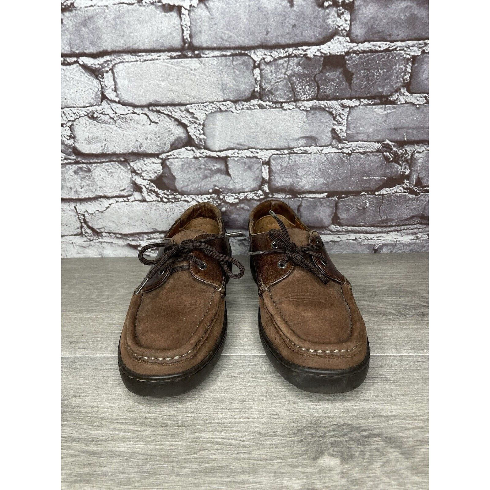 Bally VTG Bally Grimsela Brown Leather Moc Toe Casual Shoes Women’ Size US 7 / IT 37 - 3 Thumbnail