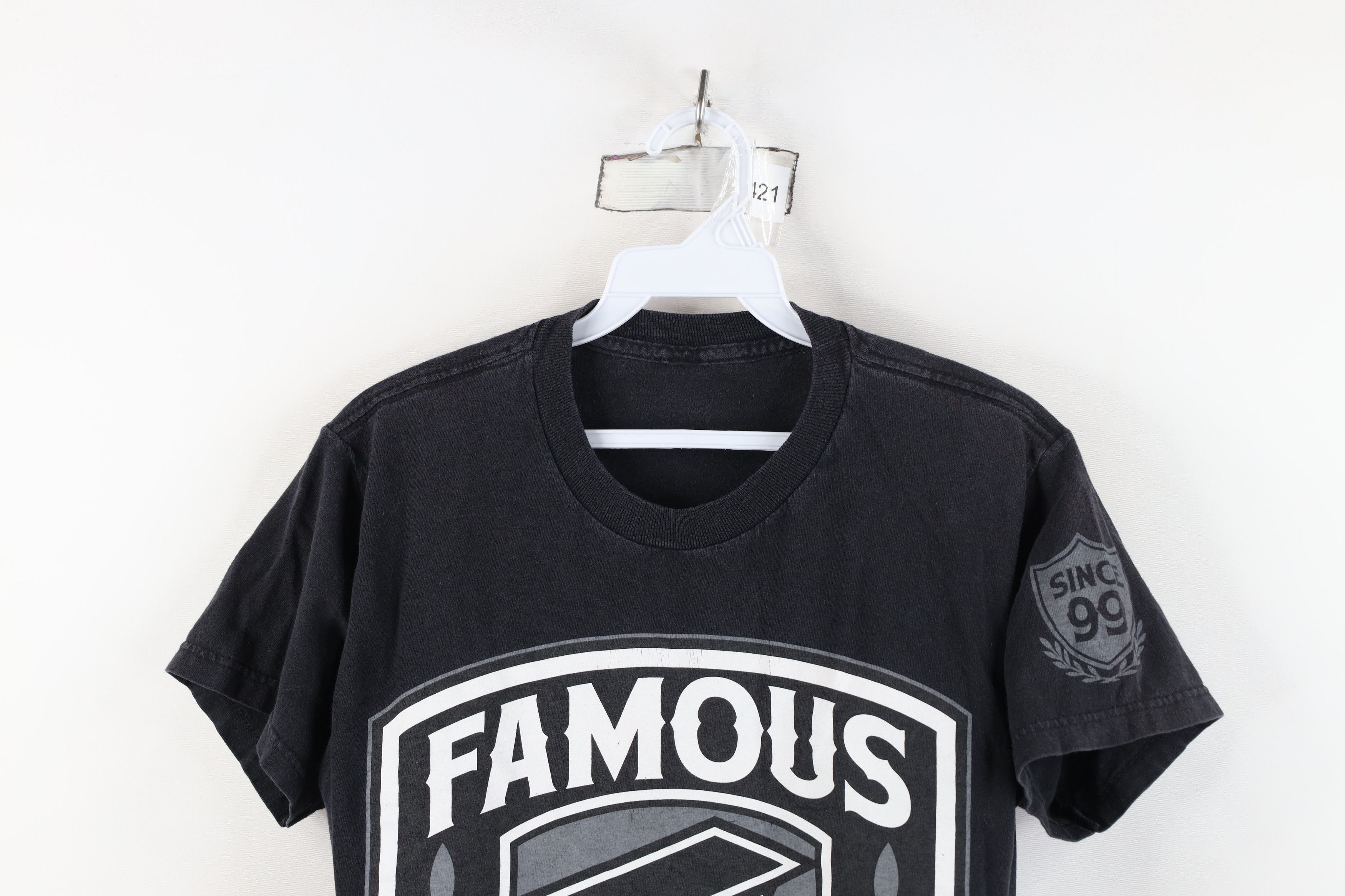 Famous Stars And Straps Vintage Famous Stars and Straps Spell T-Shirt Black Cotton Size US XS / EU 42 / 0 - 2 Thumbnail