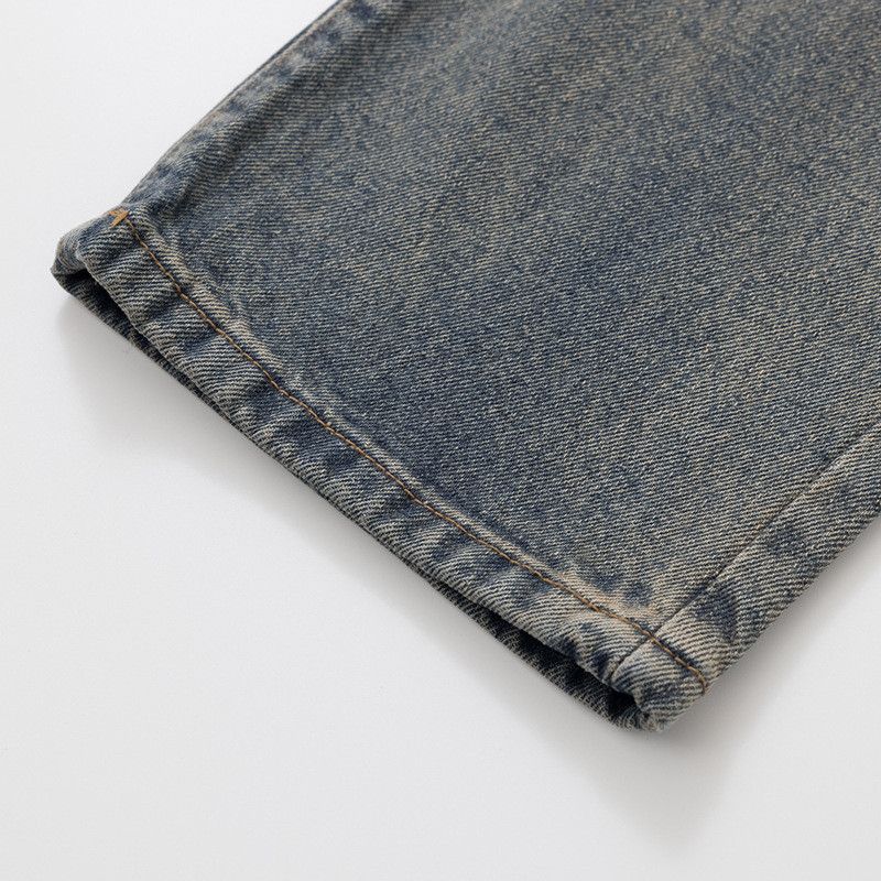 Vintage American high street style vibe distressed jeans for men Size US 32 / EU 48 - 5 Thumbnail