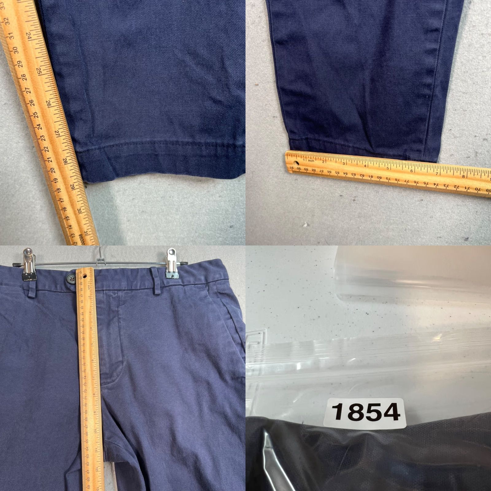 Bonobos Bonobos Slim Fit Chino Pants - Navy - Men's 32 - Cotton Blend - 29" Inseam - Flat Front - Lightweight Pockets - Weekday Warrior Size US 32 / EU 48 - 8 Thumbnail