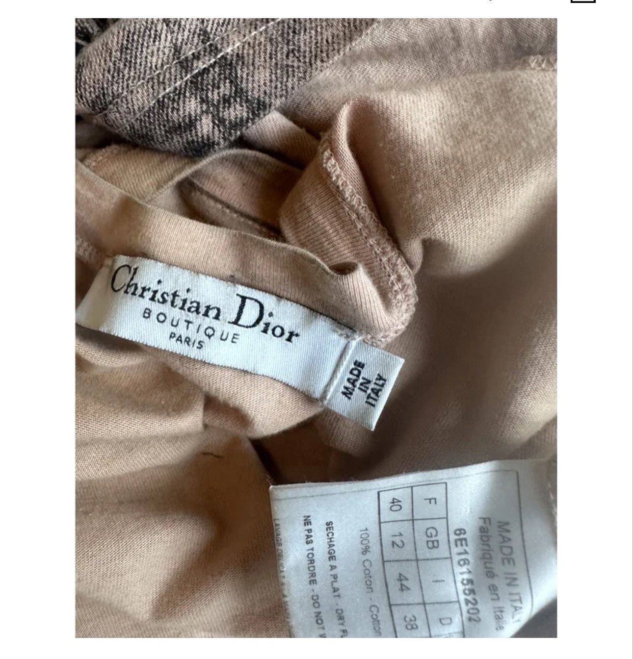 Dior Dior tromp l’oleil top from SS06 by John Galliano. Size M / US 6-8 / IT 42-44 - 11 Thumbnail