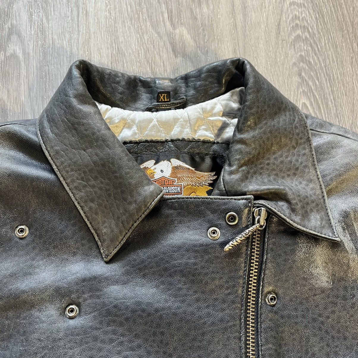 Harley Davidson Vintage Harley Davidson Tribal Leather Jacket Size US S / EU 44-46 / 1 - 11 Thumbnail