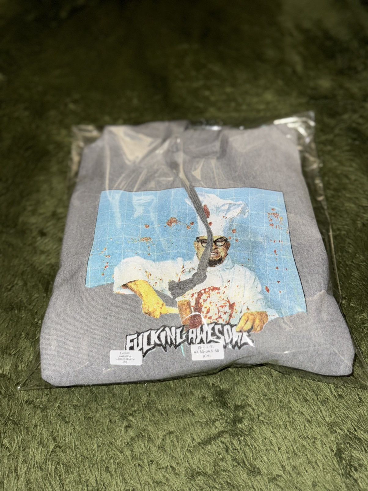 Fucking Awesome [S] Fucking Awesome Chef Graphic Hoodie Melange Grey Size US S / EU 44-46 / 1 - 12 Thumbnail