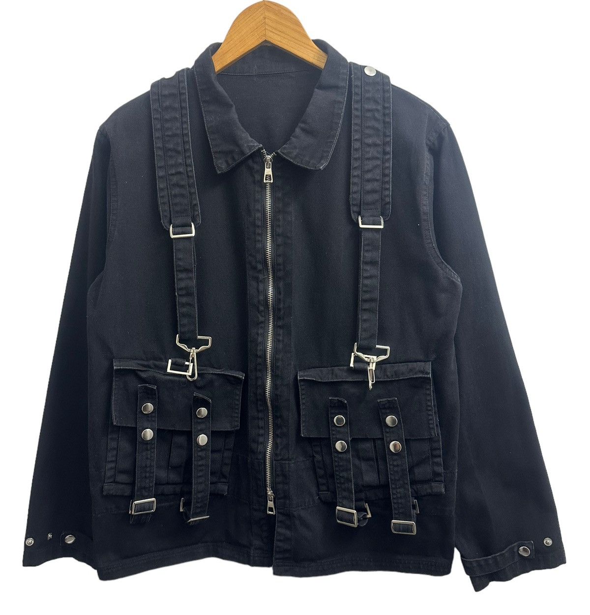 Issey Miyake GRAIL 🇯🇵 Vintage Designer Tactical Cargo Jacket Size US M / EU 48-50 / 2 - 1 Thumbnail