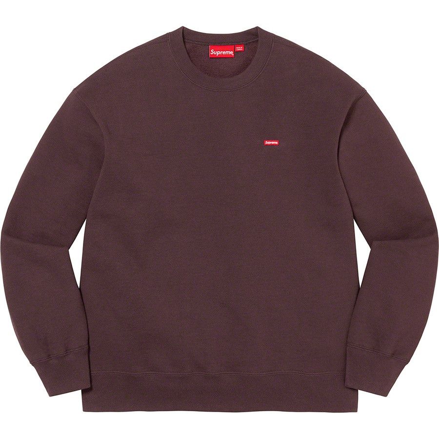 Supreme Supreme Small Box Crewneck 'Dark Brown' Size US XXL / EU 58 / 5 - 1 Thumbnail