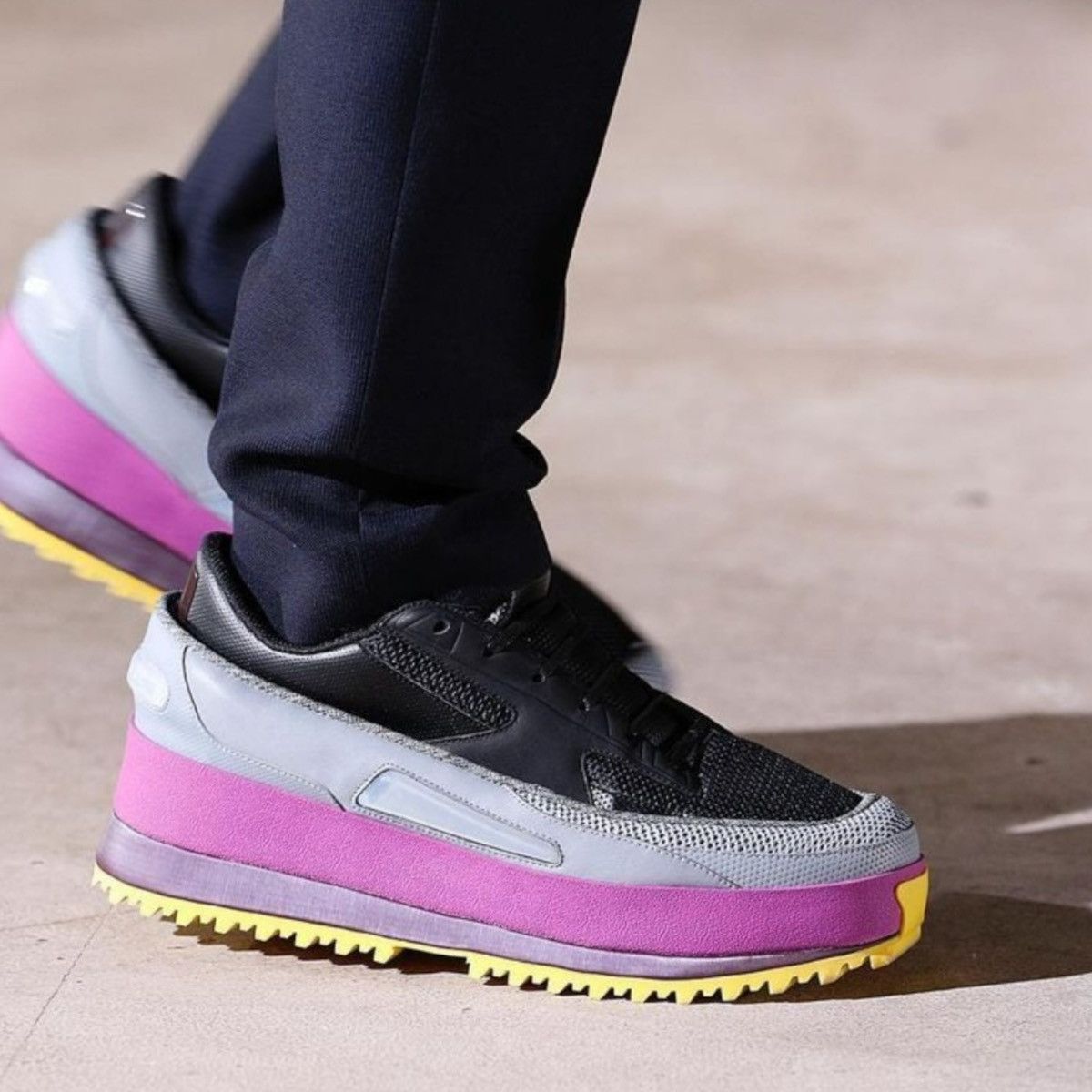 Raf Simons Raf Simons Adidas SS15 Platform Lace Sneakers | Grailed