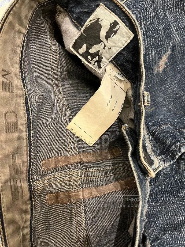 Rick Owens Drkshdw RickOwens DRKSHDW Distressed Denim Jeans. Size US 28 / EU 44 - 2 Thumbnail