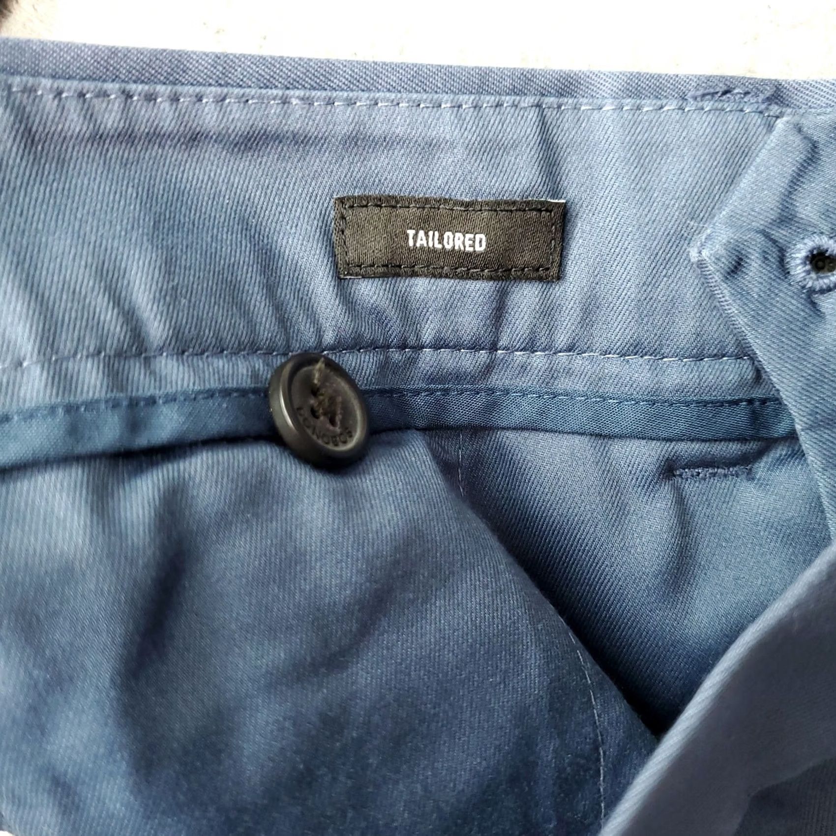 Bonobos VINTAGE Bonobos Dress Pants Men 30 Blue Tailored Slash Pocket Stretchy Flat Front Pants Mens Size US 30 / EU 46 - 7 Thumbnail