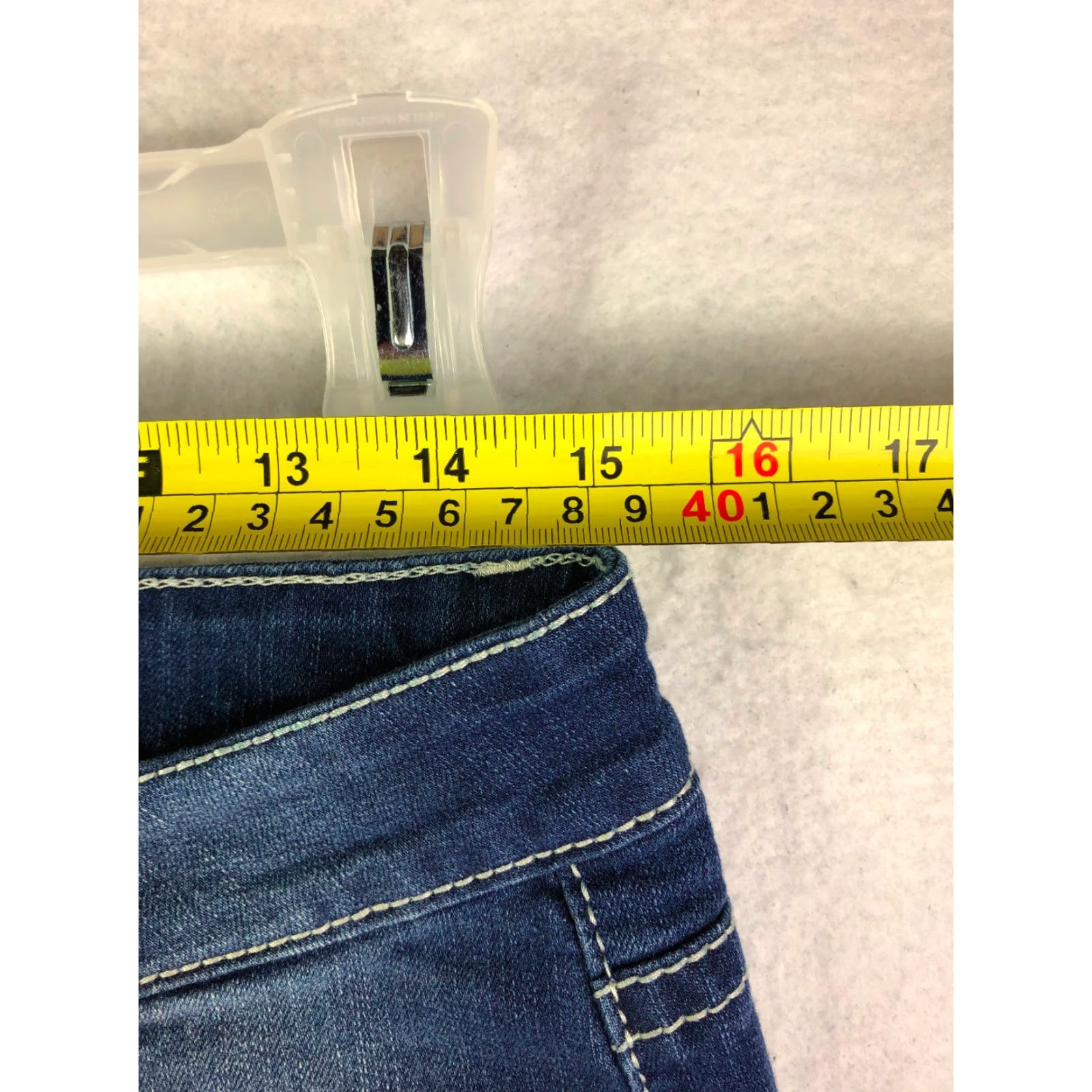 Denime cglcg Jeans Mid Rise Straight Leg Womens Size 6 Blue Denim Jeans Size 28" / US 6 / IT 42 - 3 Thumbnail