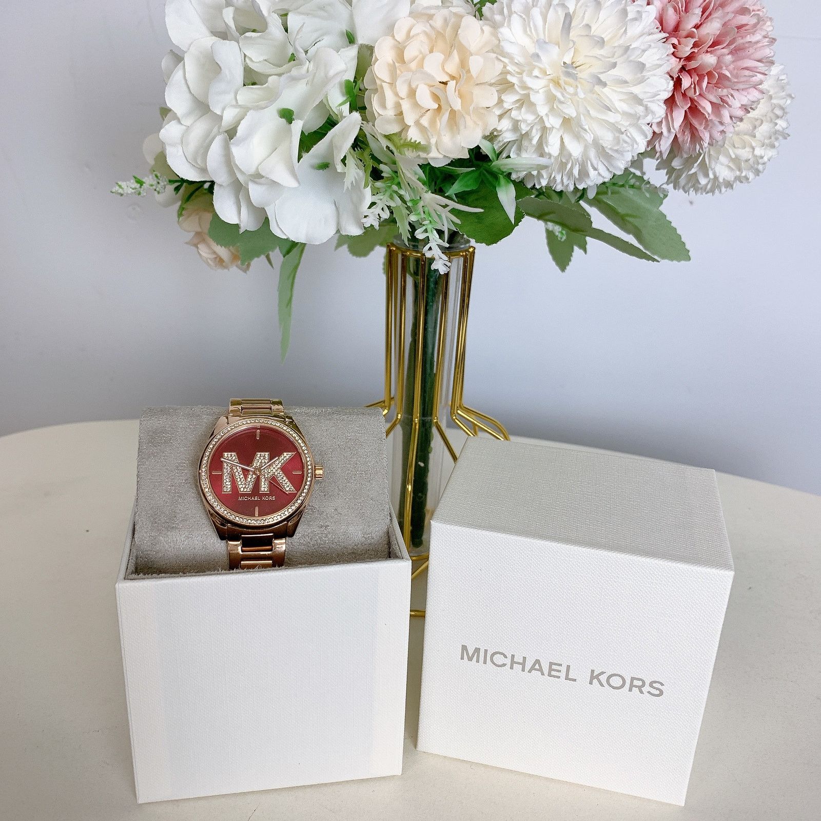 Michael Kors MK7382 Janelle Rose Gold Stainless Steel