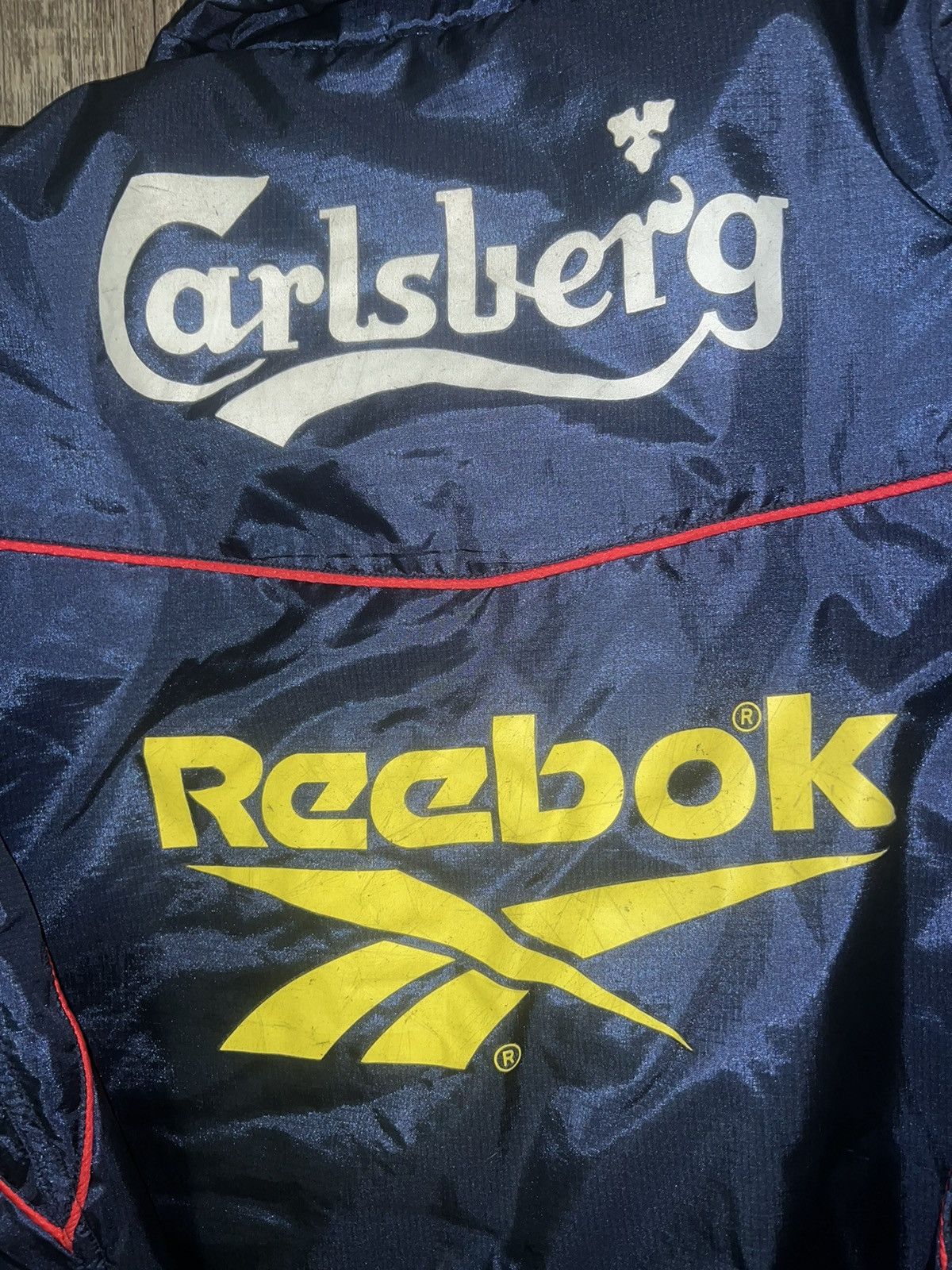 Reebok Vintage Carlsberg Reebok Parka Jacket size Large Size US L / EU 52-54 / 3 - 2 Thumbnail
