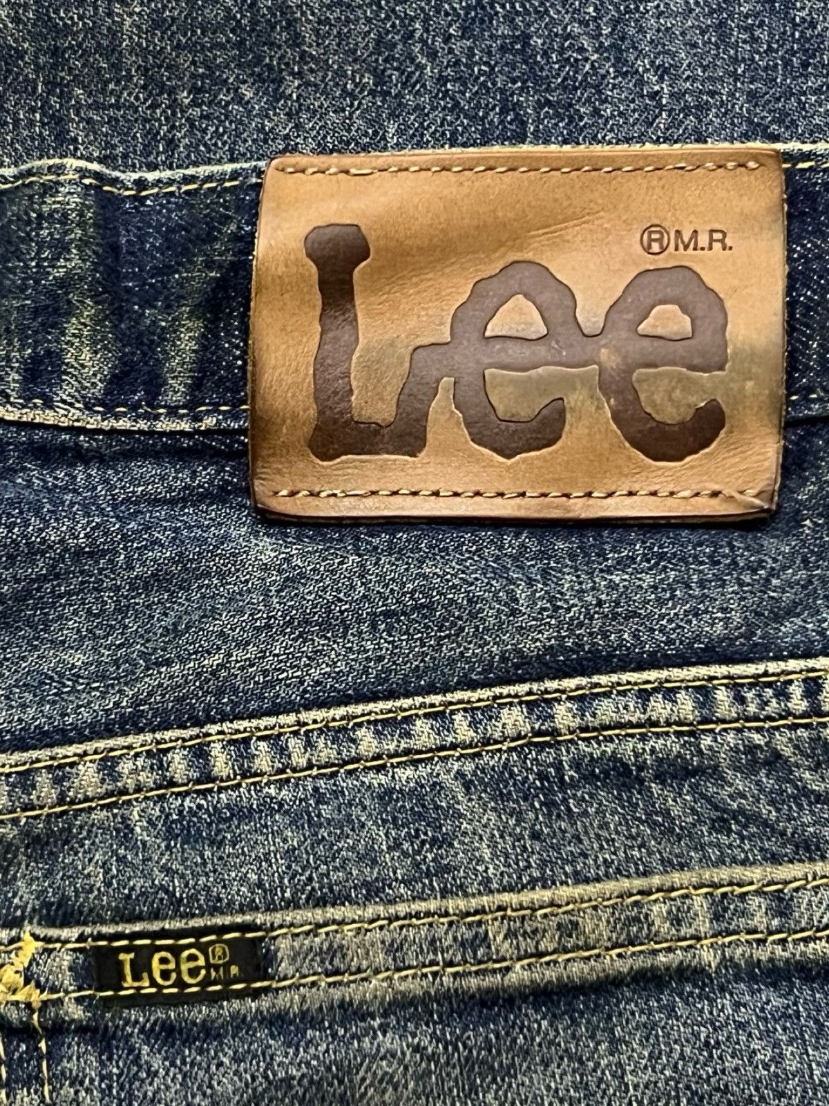 Lee Vintage Lee Riders Japan - Faded Dirty Mud Wash Denim - W31 Size US 31 - 11 Thumbnail