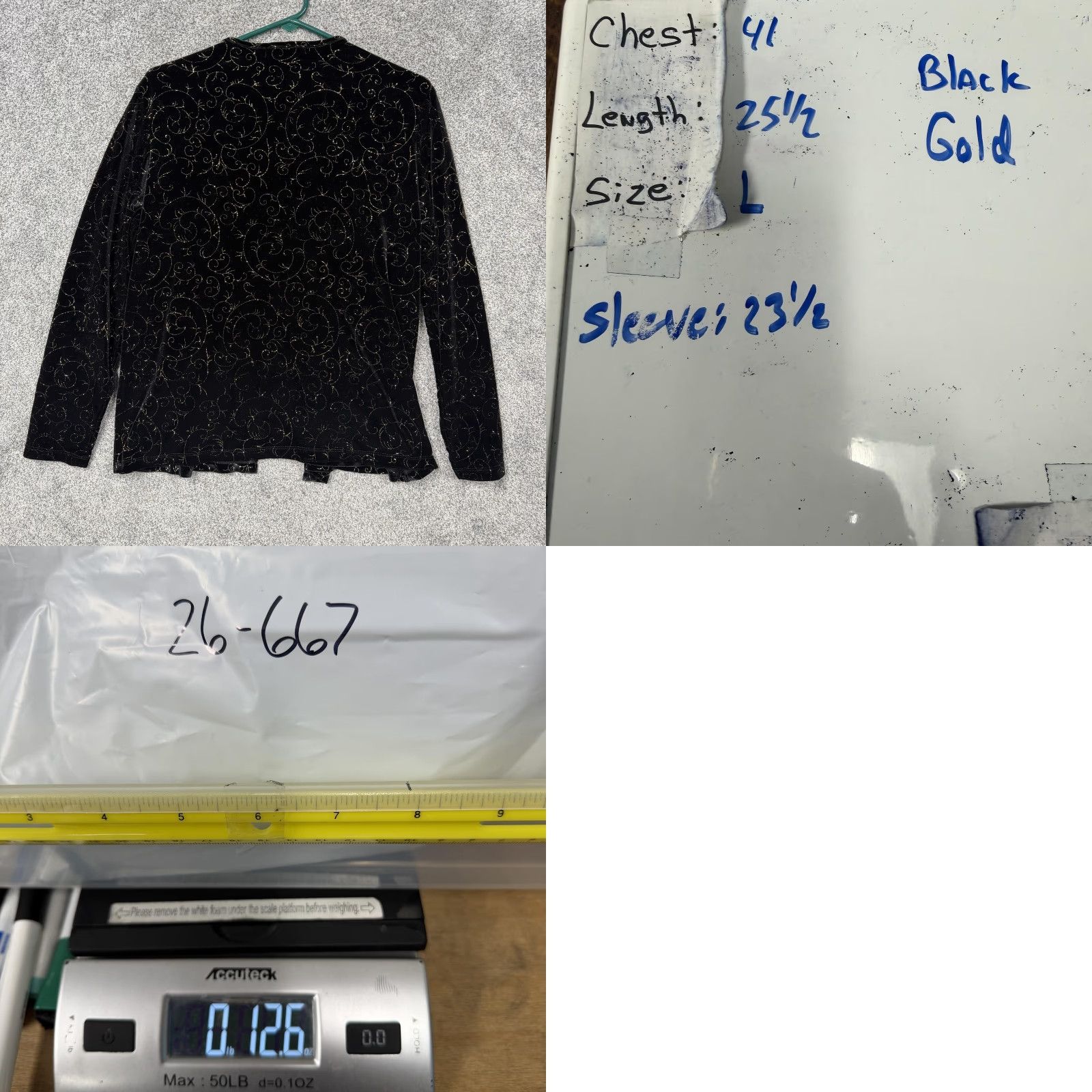 Vintage VINTAGE Notations Velvet Glitter Geometric Jacket L Womens Size L / US 10 / IT 46 - 8 Thumbnail