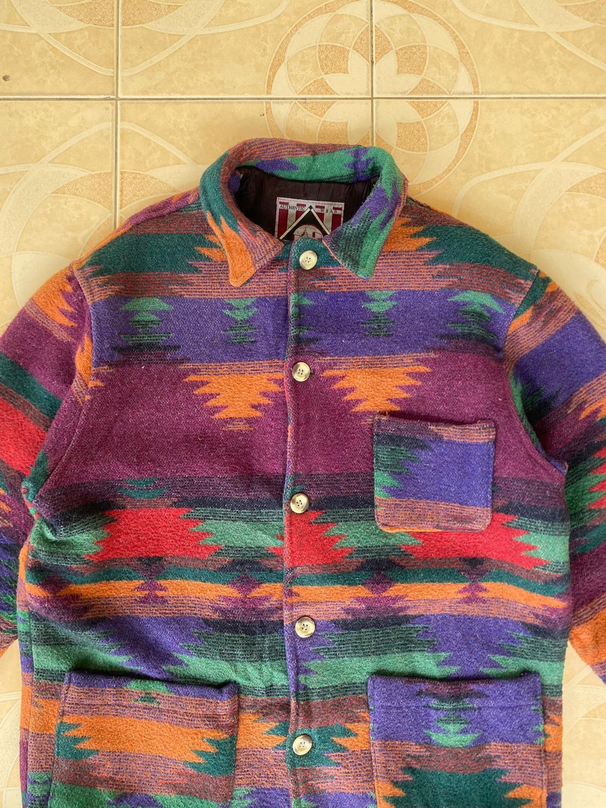 Vintage Vintage Cie Expedition Navajo Wool Jacket Size US XL / EU 56 / 4 - 3 Thumbnail