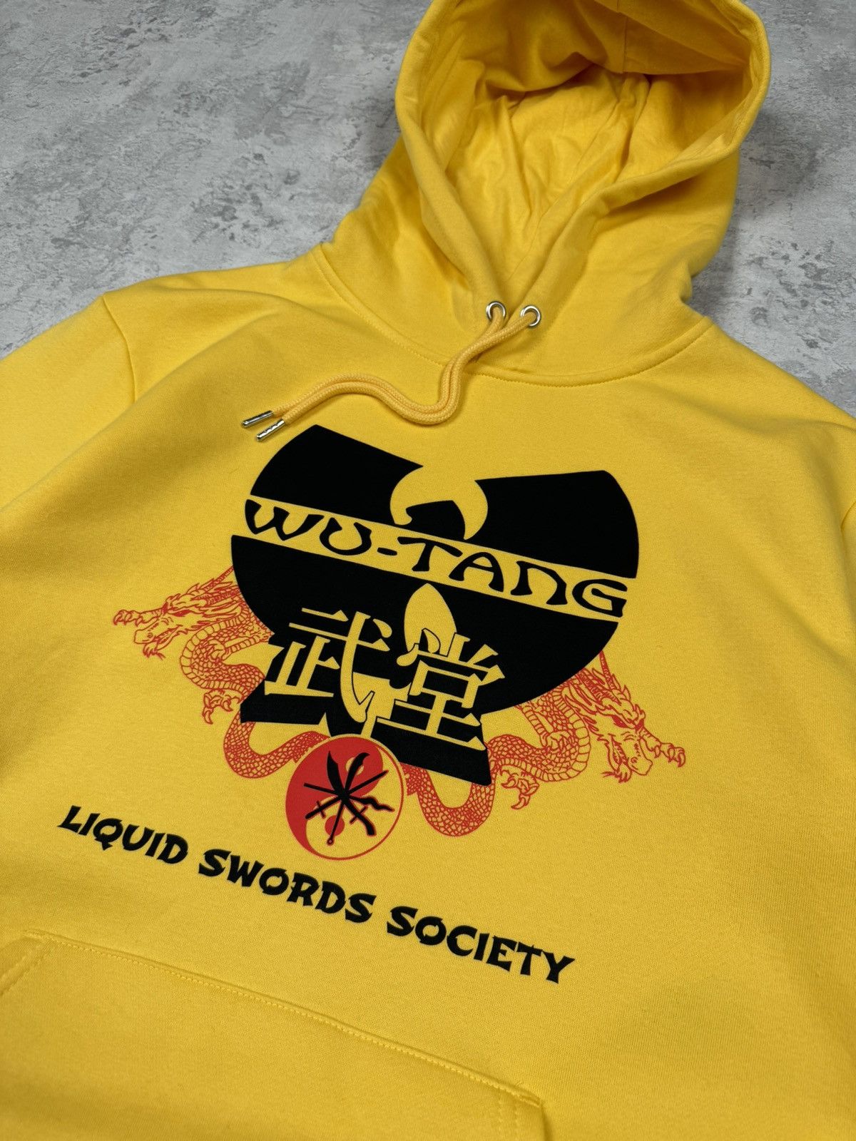 Wu-Tang Clan Wu Tang Wuwear Yellow Hoodie Big Logo Size XL Size US XL / EU 56 / 4 - 5 Thumbnail