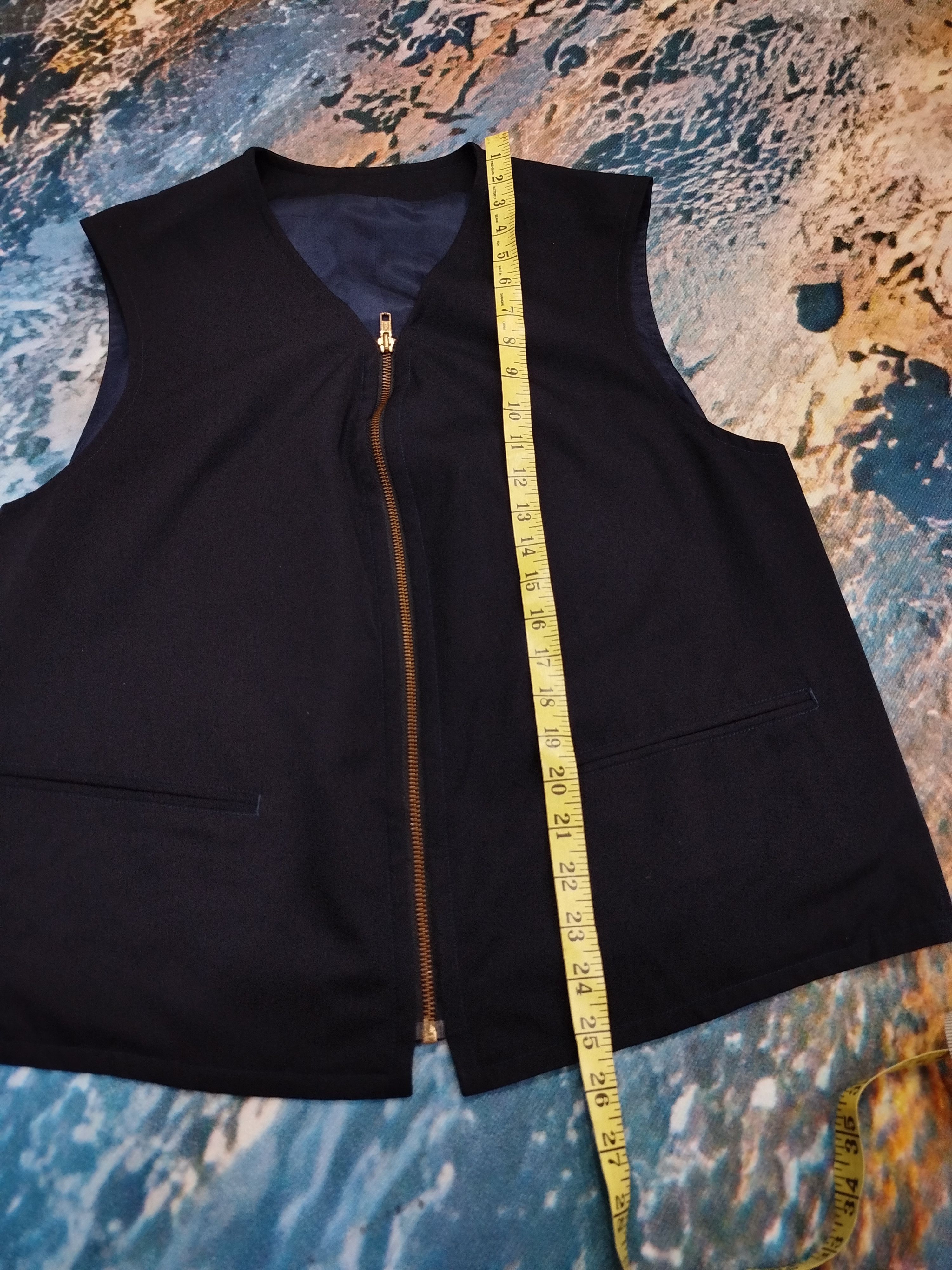 Yohji Yamamoto Yohji Yamamoto Zipper Vest Size US M / EU 48-50 / 2 - 9 Thumbnail