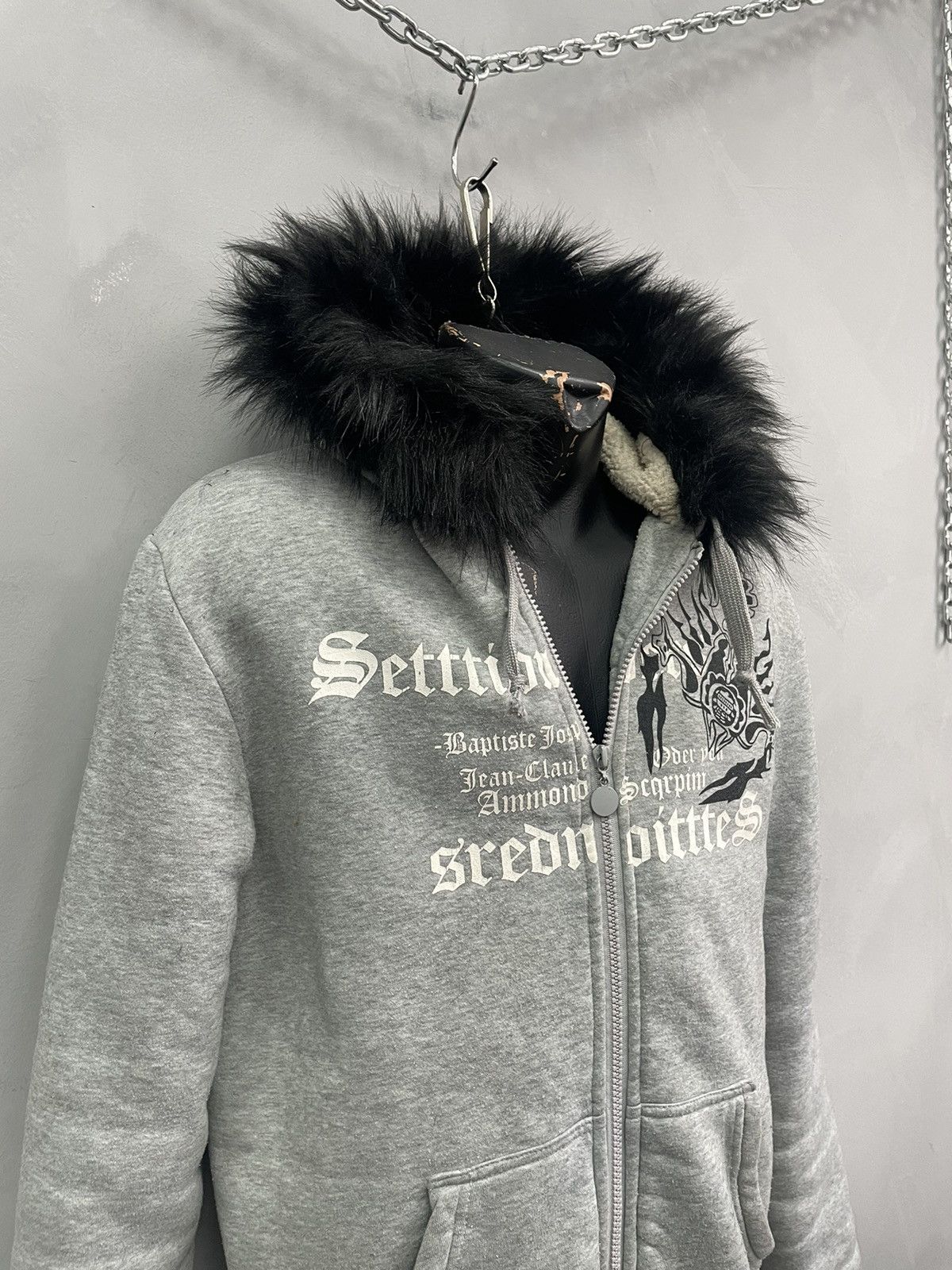 Seditionaries opium fur hood gothic If six was nine hoodie archive y2k Size US M / EU 48-50 / 2 - 5 Thumbnail