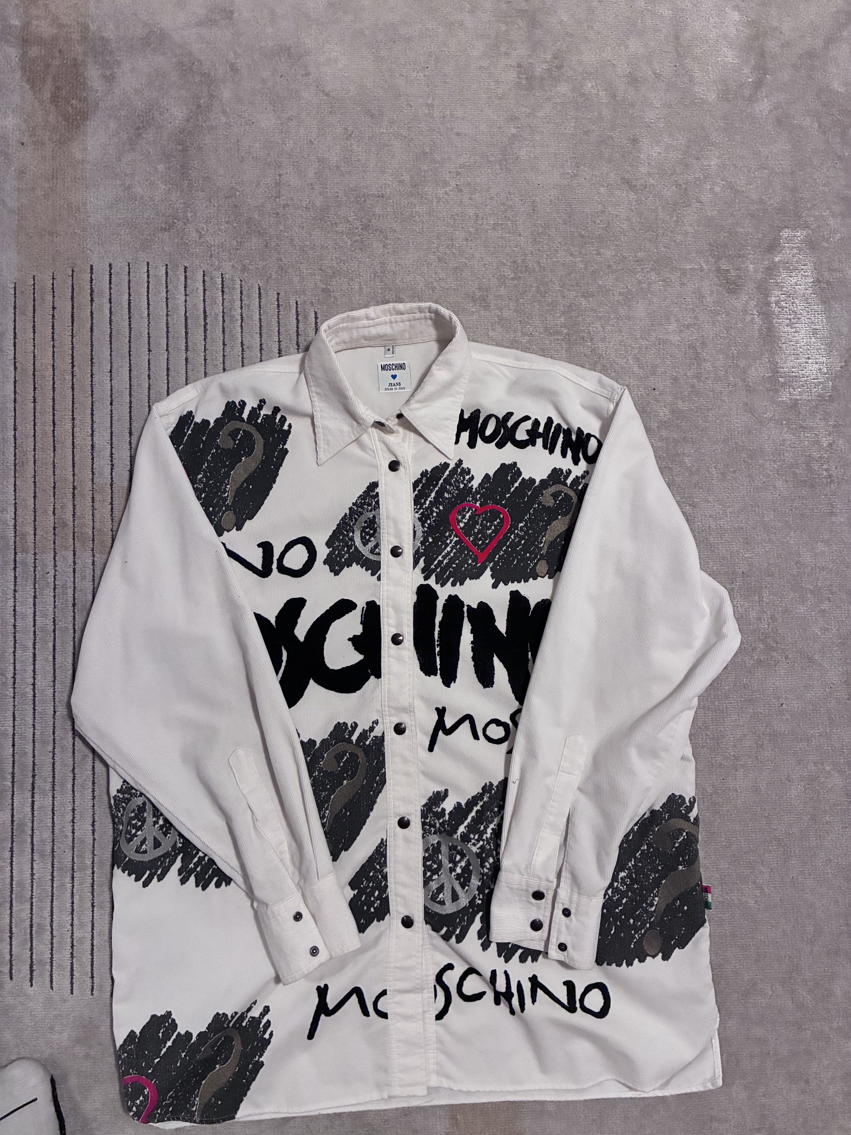 Moschino 1987 Archival Moschino Jeans Monogram Spell Out Corduroy M Size US M / EU 48-50 / 2 - 1 Thumbnail